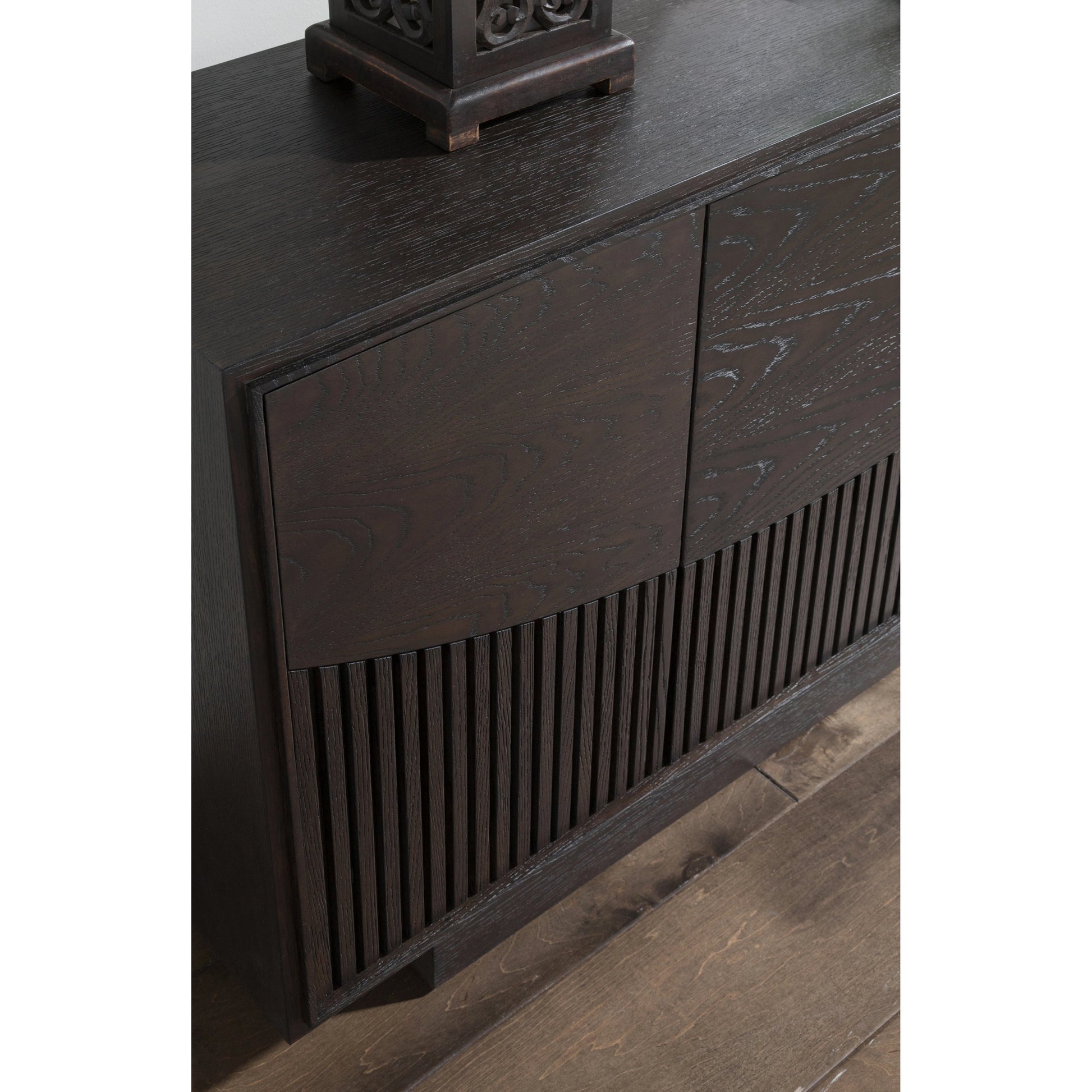 Nightfall Media Console by Artistica Home in mocha. Made from unique in a modern style.