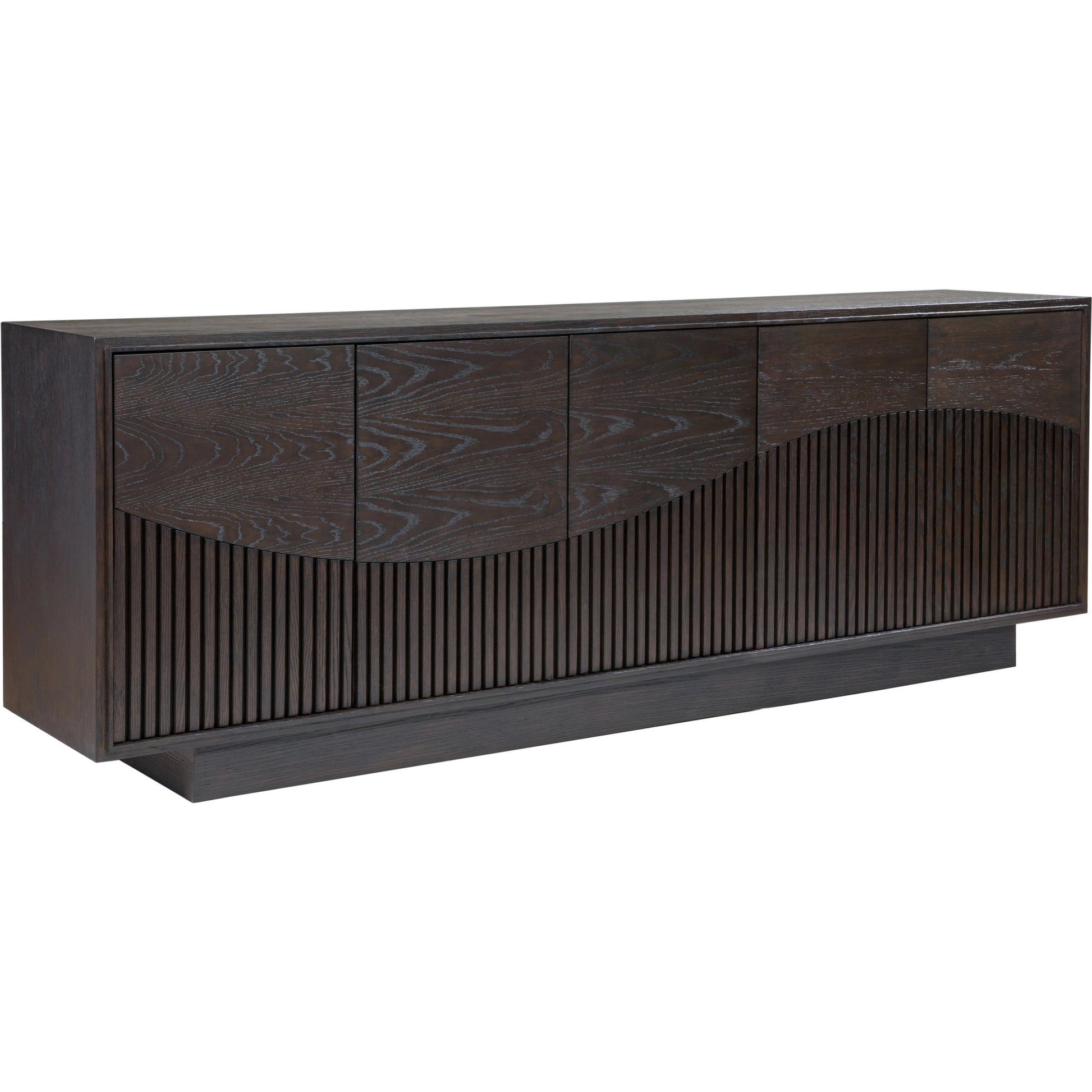 Nightfall Media Console by Artistica Home in mocha. Made from unique in a modern style.