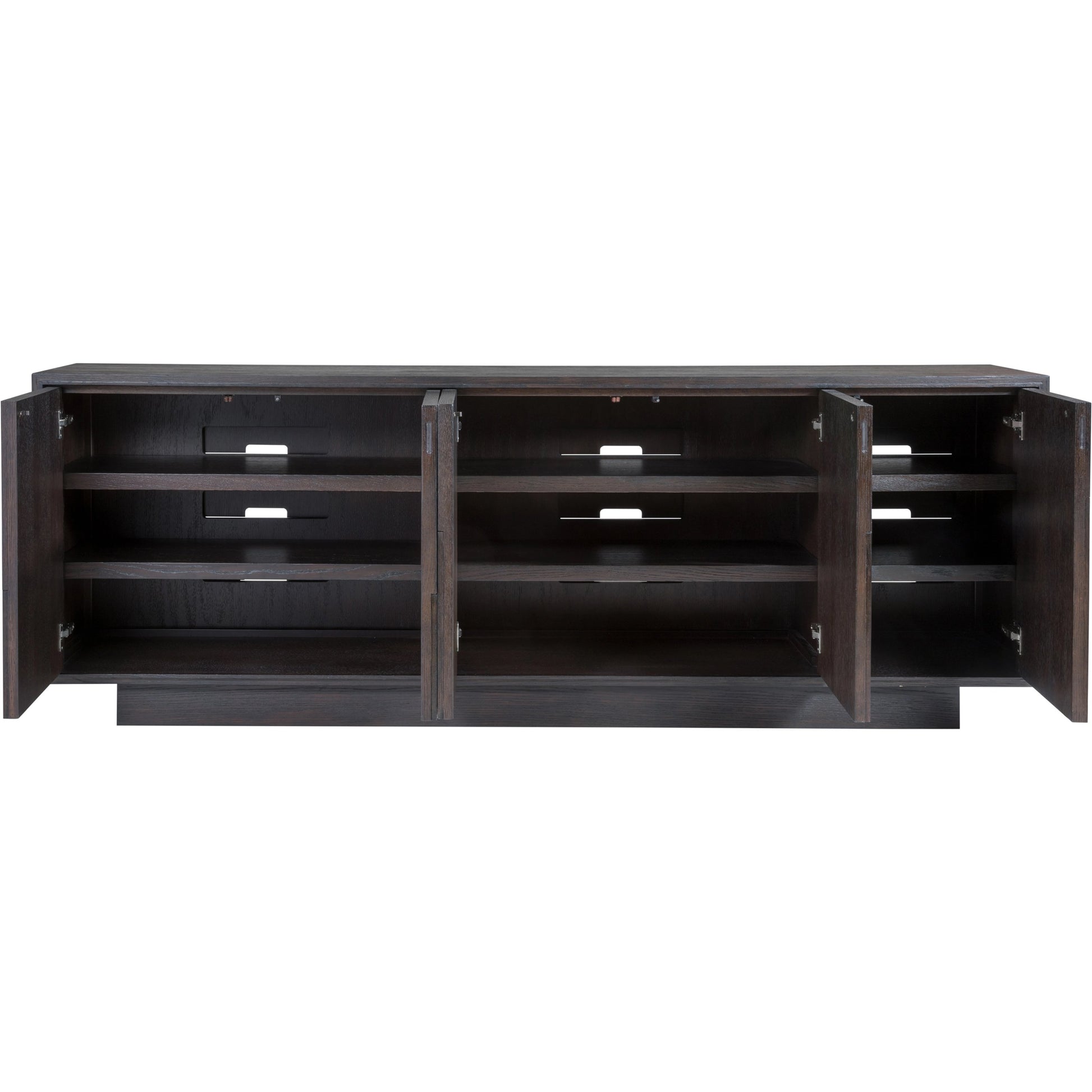 Nightfall Media Console by Artistica Home in mocha. Made from unique in a modern style.