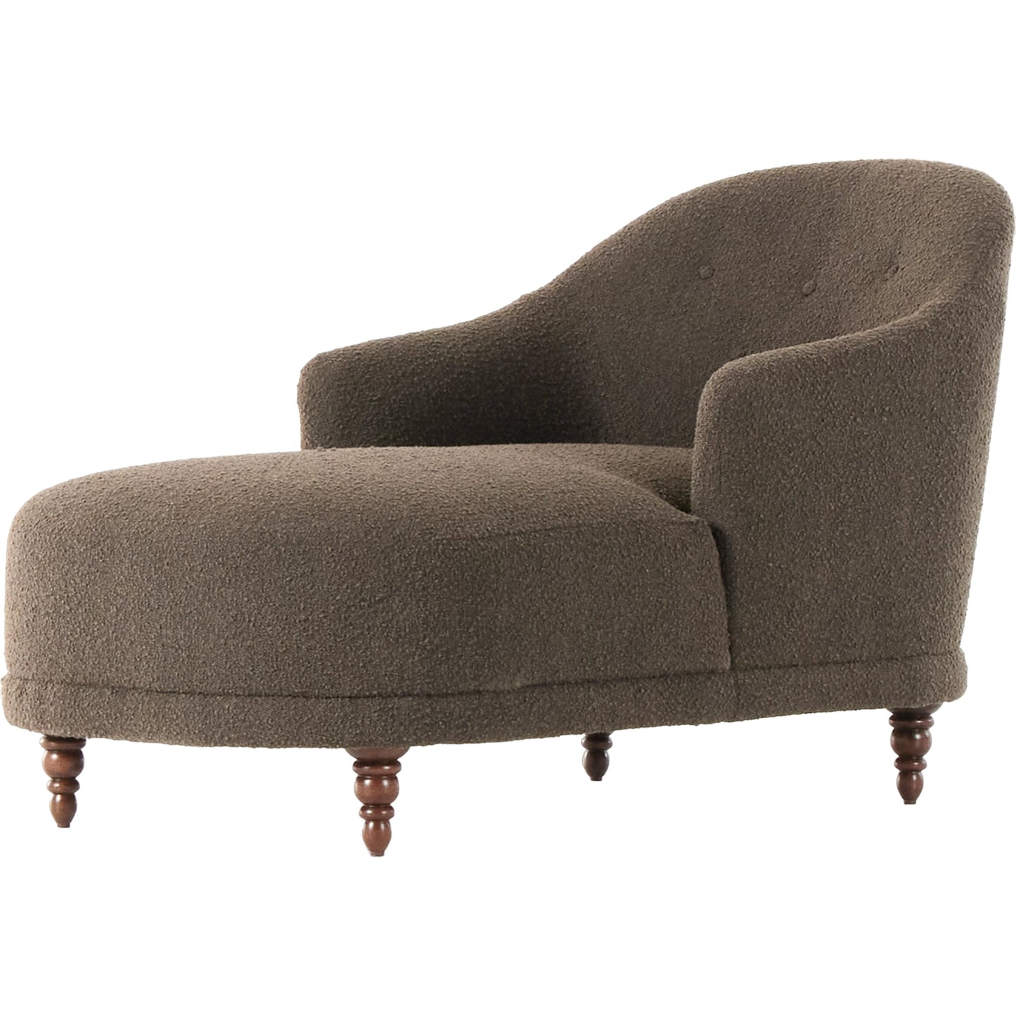 010 SI-2001620 | Additional Silo | Marnie Chaise Lounge by Four Hands in knoll mink. Made from 95% polyester, 5% acrylic, solid rosa morada, pine plywood in a modern style.