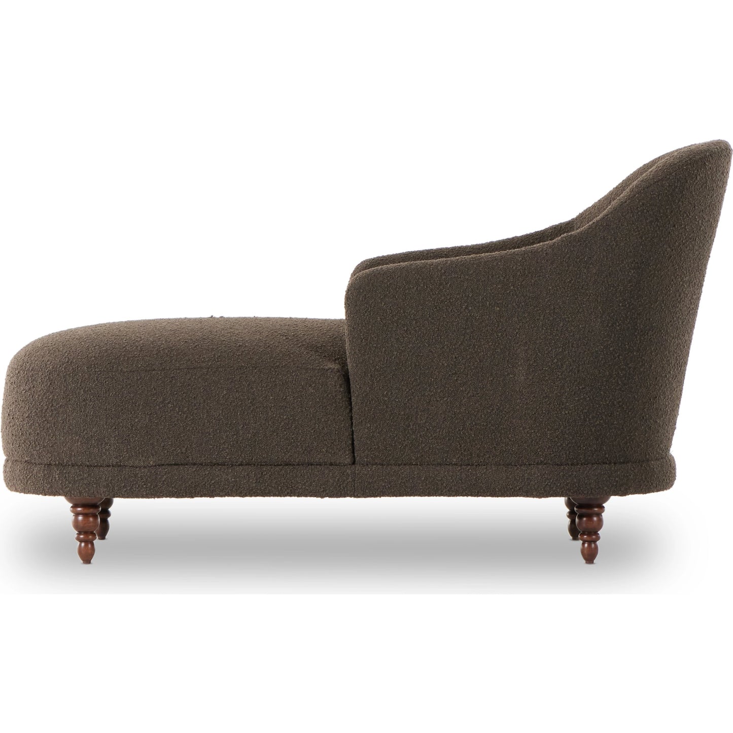 012 SI-2001620 | Additional Silo | Marnie Chaise Lounge by Four Hands in knoll mink. Made from 95% polyester, 5% acrylic, solid rosa morada, pine plywood in a modern style.