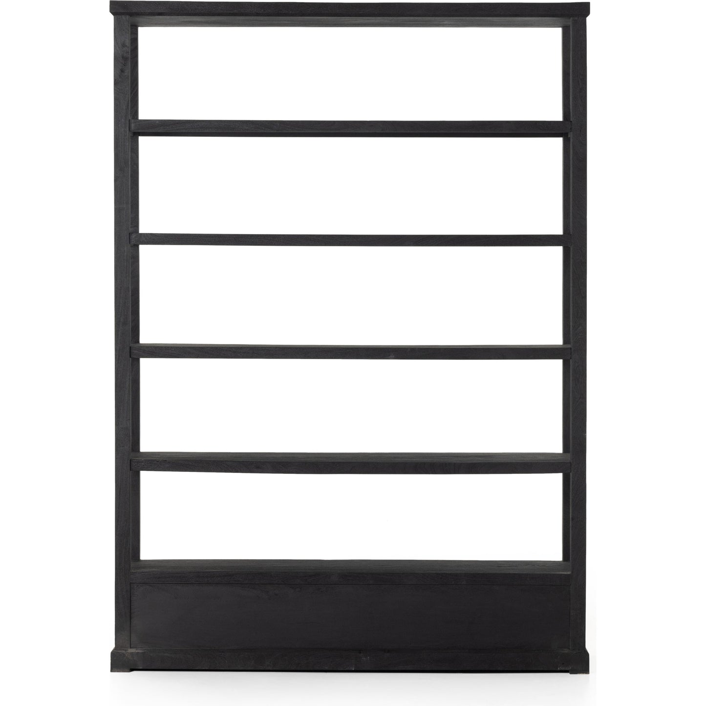 006 SI-1902932 | Additional Silo | Woodmore Bookcase by Four Hands in dark totem, black iron and dark totem. Made from solid mixed reclaimed wood, iron in a transitional style.