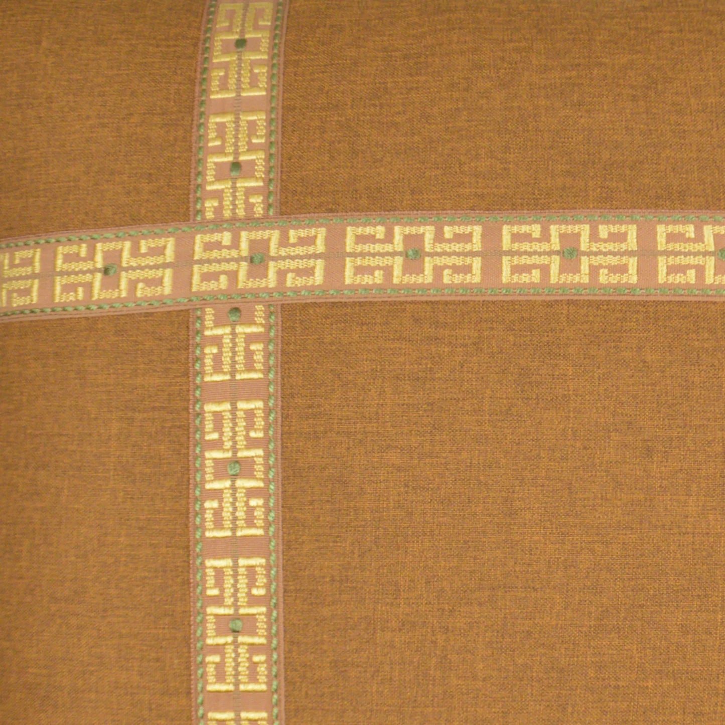 003 SI-2382299 | Closeup | St. John Pillow by DV Kap Home in nugget. Made from 100% polyester in a transitional style.