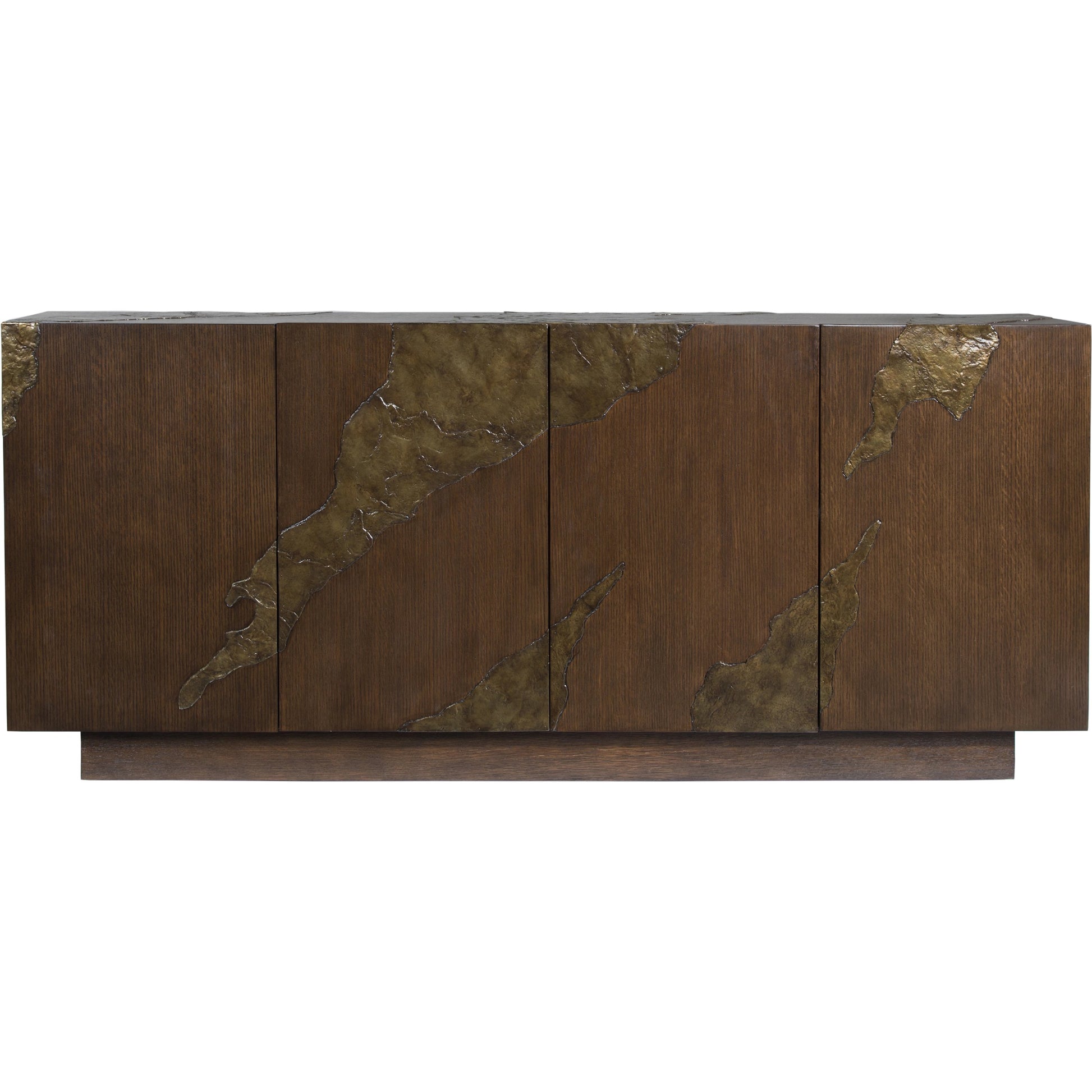 Contango Media Console by Artistica Home in dark brown. Made from unique in a modern style.