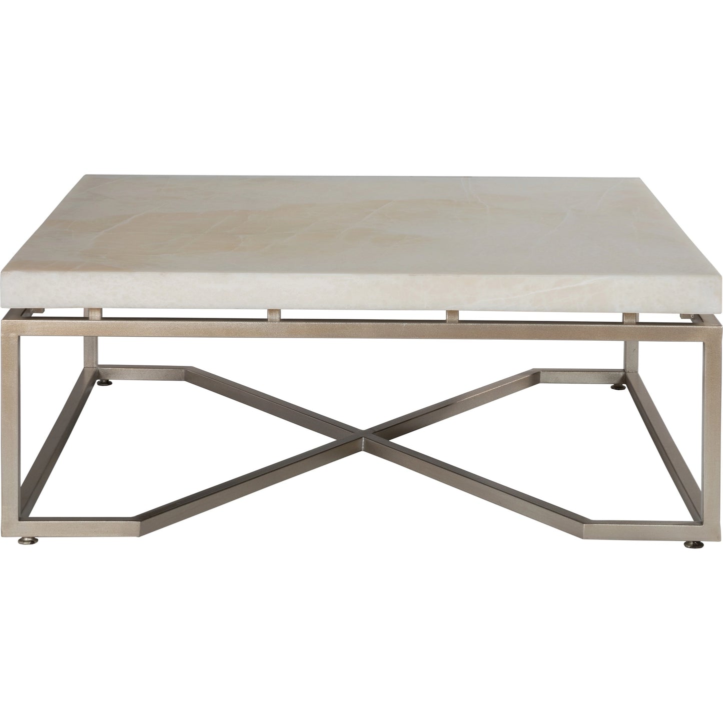 002 SI-2136949 | Primary Silo | Vara Square Cocktail Table by Artistica Home in champagne silver leaf. Made from unique in a modern style.
