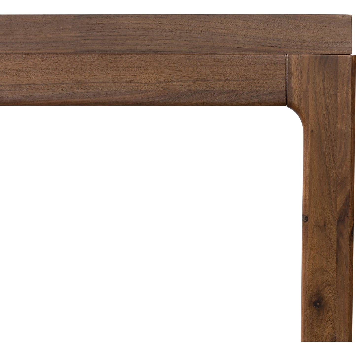004 SI-2074084 | Additional Silo | Arturo Console Table by Four Hands in natural walnut. Made from walnut veneer, solid walnut in a modern style.