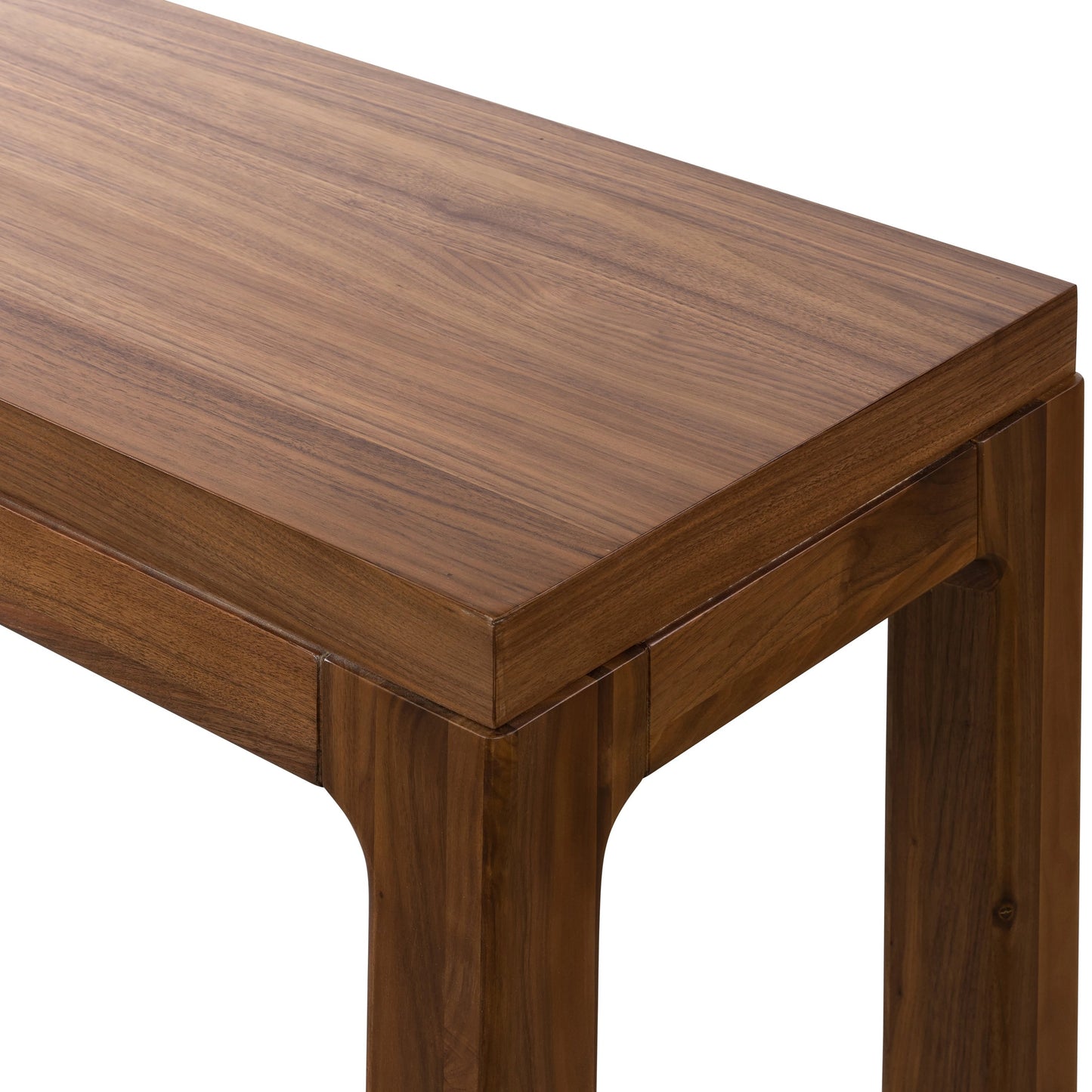 005 SI-2074084 | Additional Silo | Arturo Console Table by Four Hands in natural walnut. Made from walnut veneer, solid walnut in a modern style.