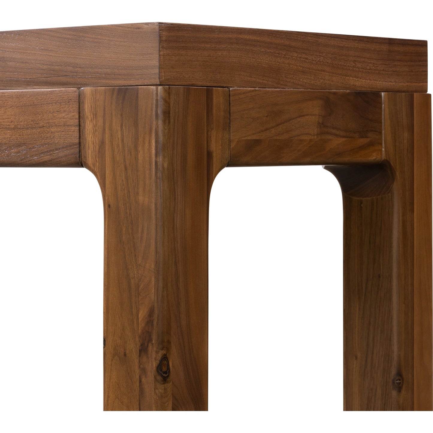 006 SI-2074084 | Additional Silo | Arturo Console Table by Four Hands in natural walnut. Made from walnut veneer, solid walnut in a modern style.