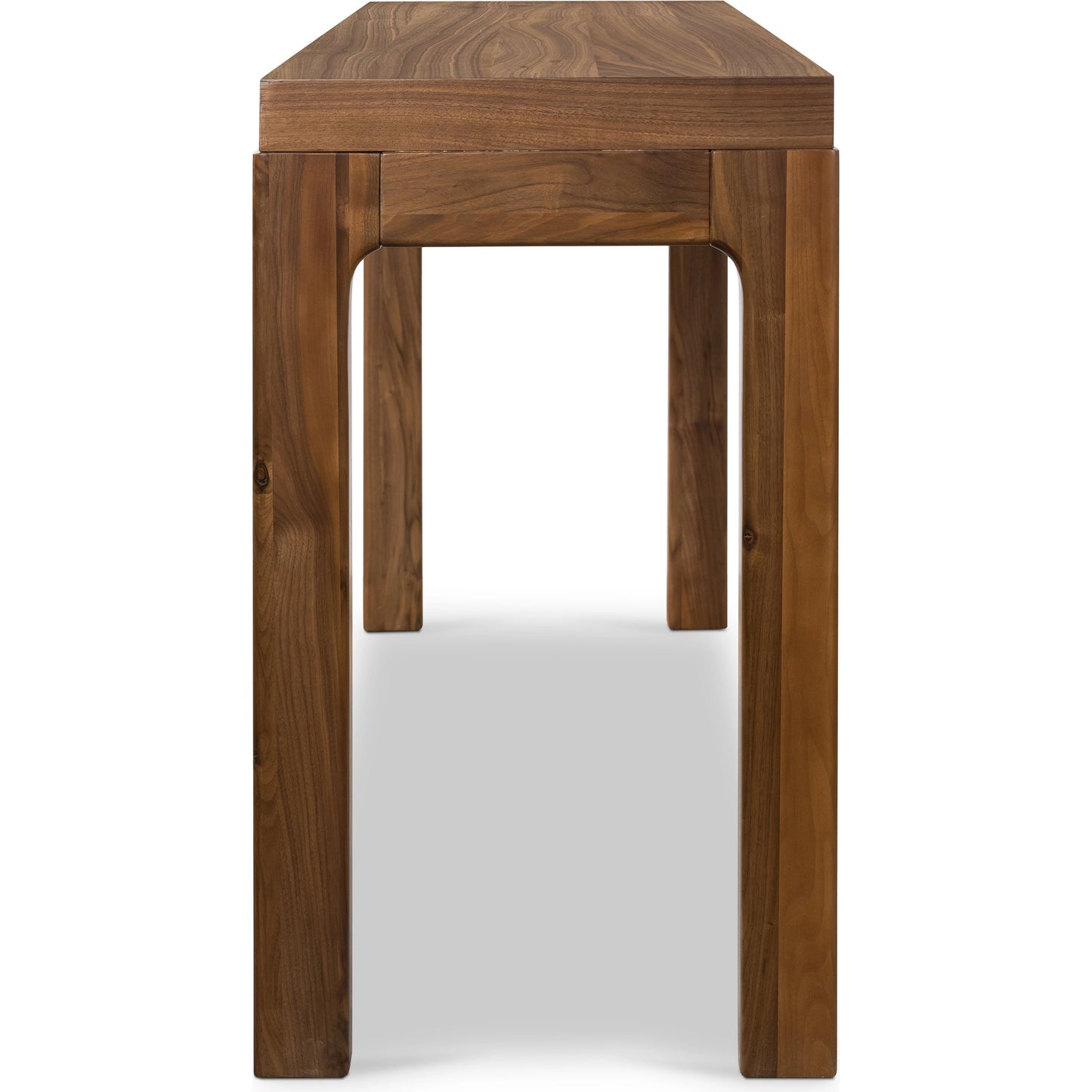 003 SI-2074084 | Additional Silo | Arturo Console Table by Four Hands in natural walnut. Made from walnut veneer, solid walnut in a modern style.