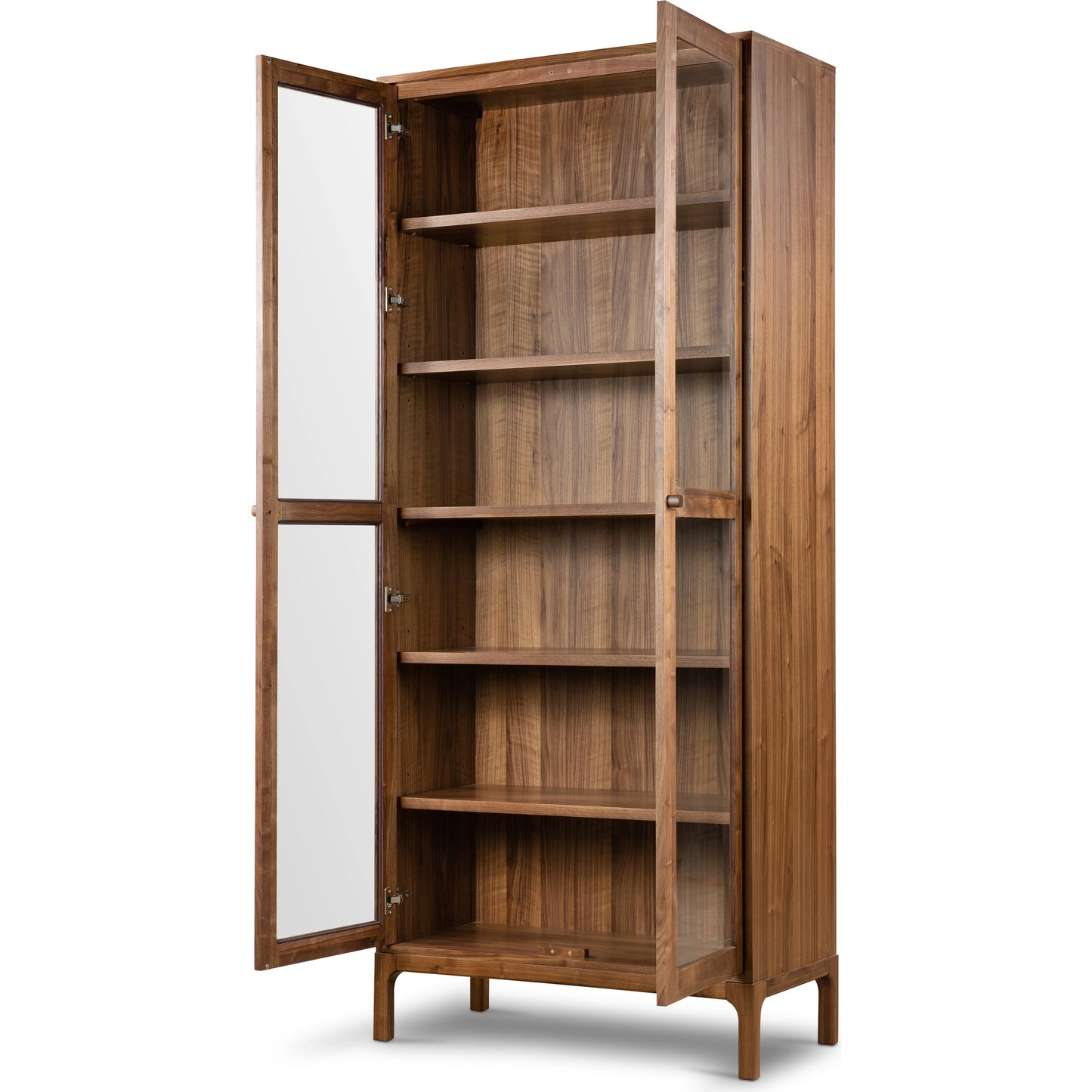 003 SI-2074082 | Additional Silo | Arturo Cabinet by Four Hands in natural walnut. Made from walnut veneer, solid walnut in a modern style.