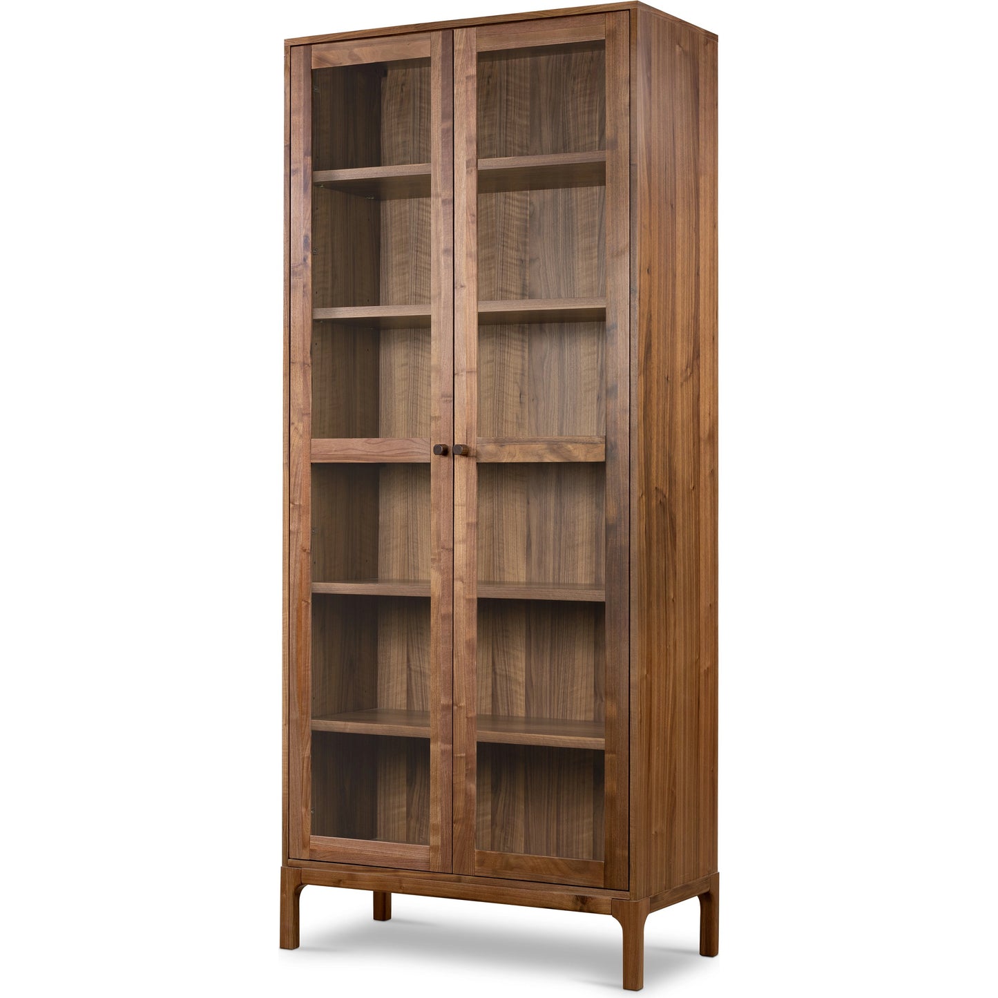 001 SI-2074082 | Additional Silo | Arturo Cabinet by Four Hands in natural walnut. Made from walnut veneer, solid walnut in a modern style.