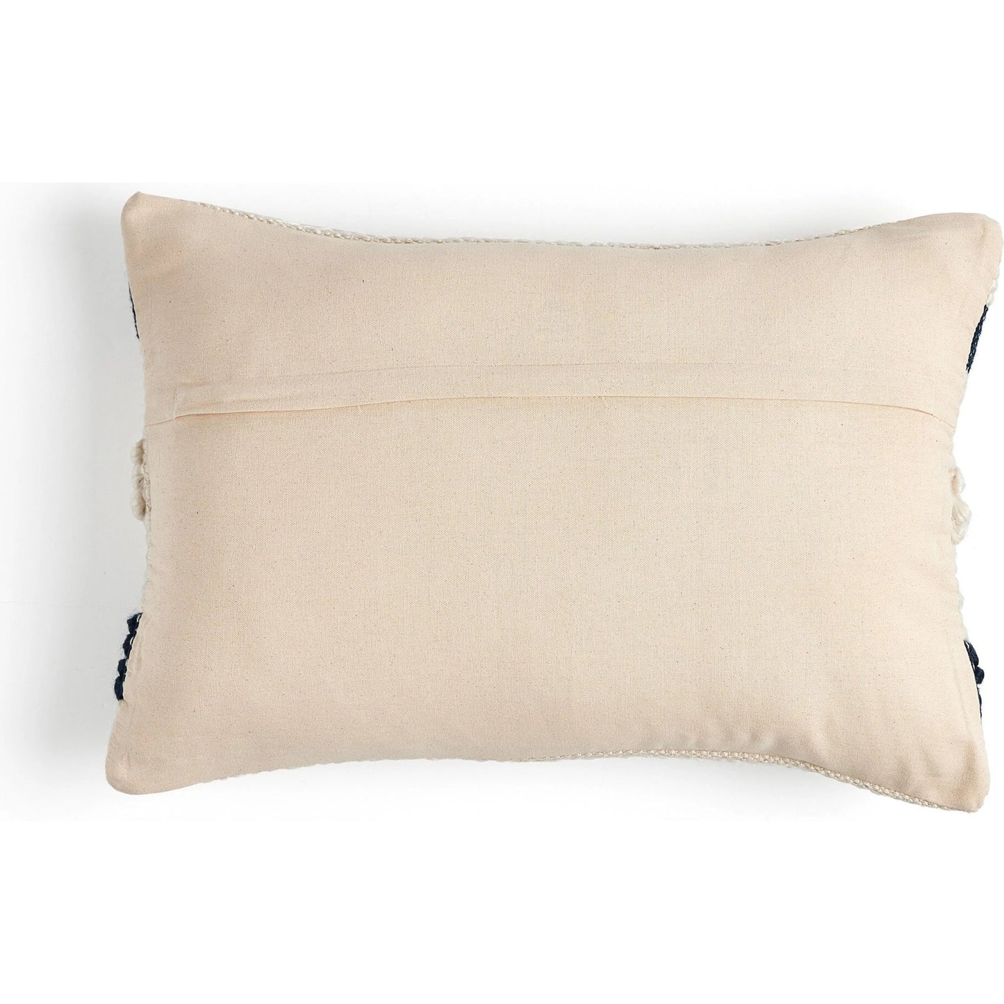 004 SI-2320298 | Additional Silo | Textured Stripe Pillow by Four Hands in navy, natural, cream backing. Made from unique in a transitional style.