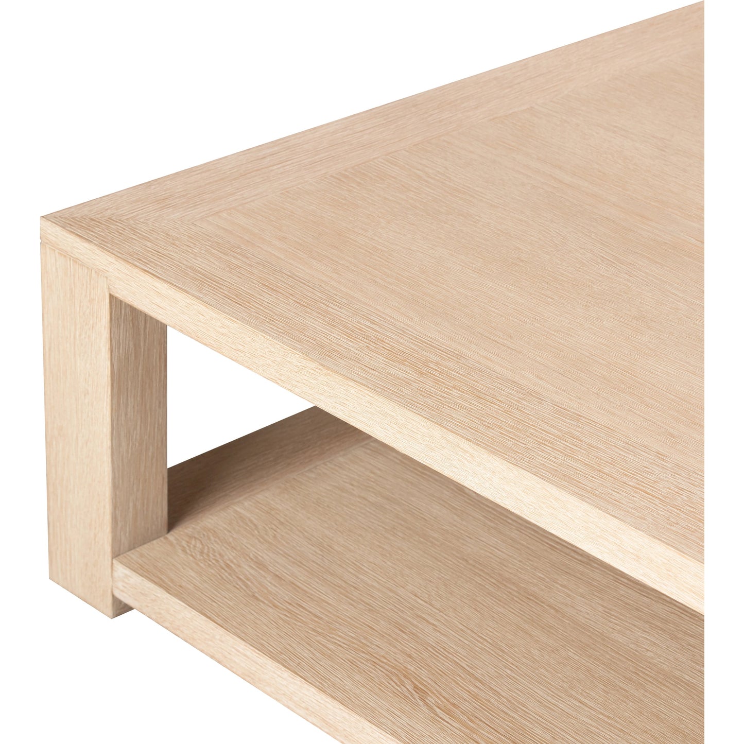 008 SI-2074780 | Additional Silo | Thomas Coffee Table by Four Hands in bleached oak. Made from solid oak, oak veneer in a modern style.