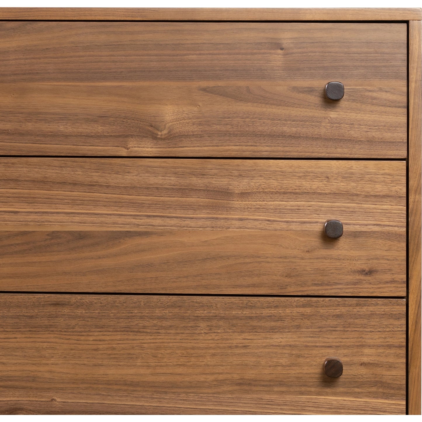 006 SI-2074081 | Additional Silo | Arturo 6 Drawer Dresser by Four Hands in natural walnut. Made from walnut veneer, solid walnut in a modern style.