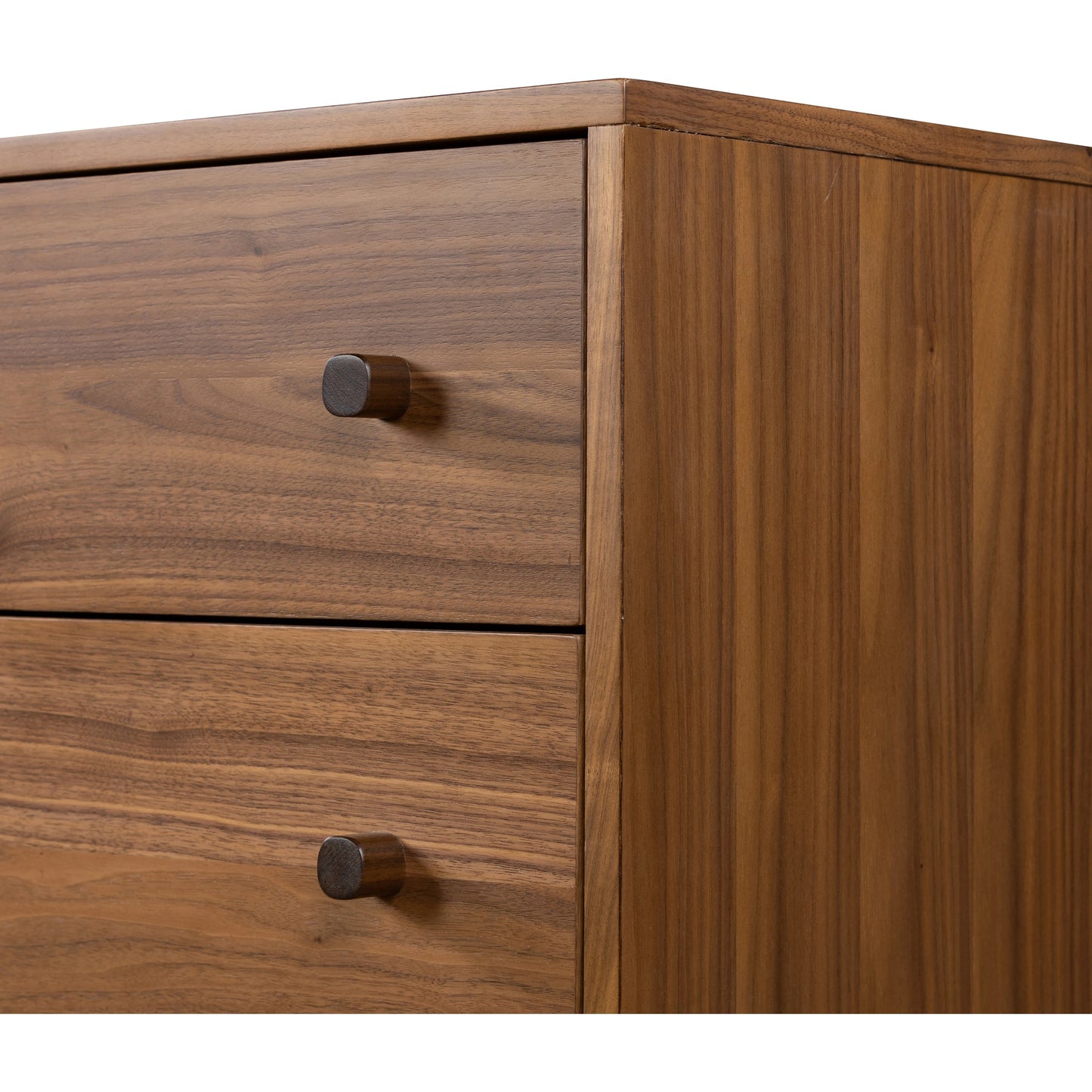 007 SI-2074081 | Additional Silo | Arturo 6 Drawer Dresser by Four Hands in natural walnut. Made from walnut veneer, solid walnut in a modern style.