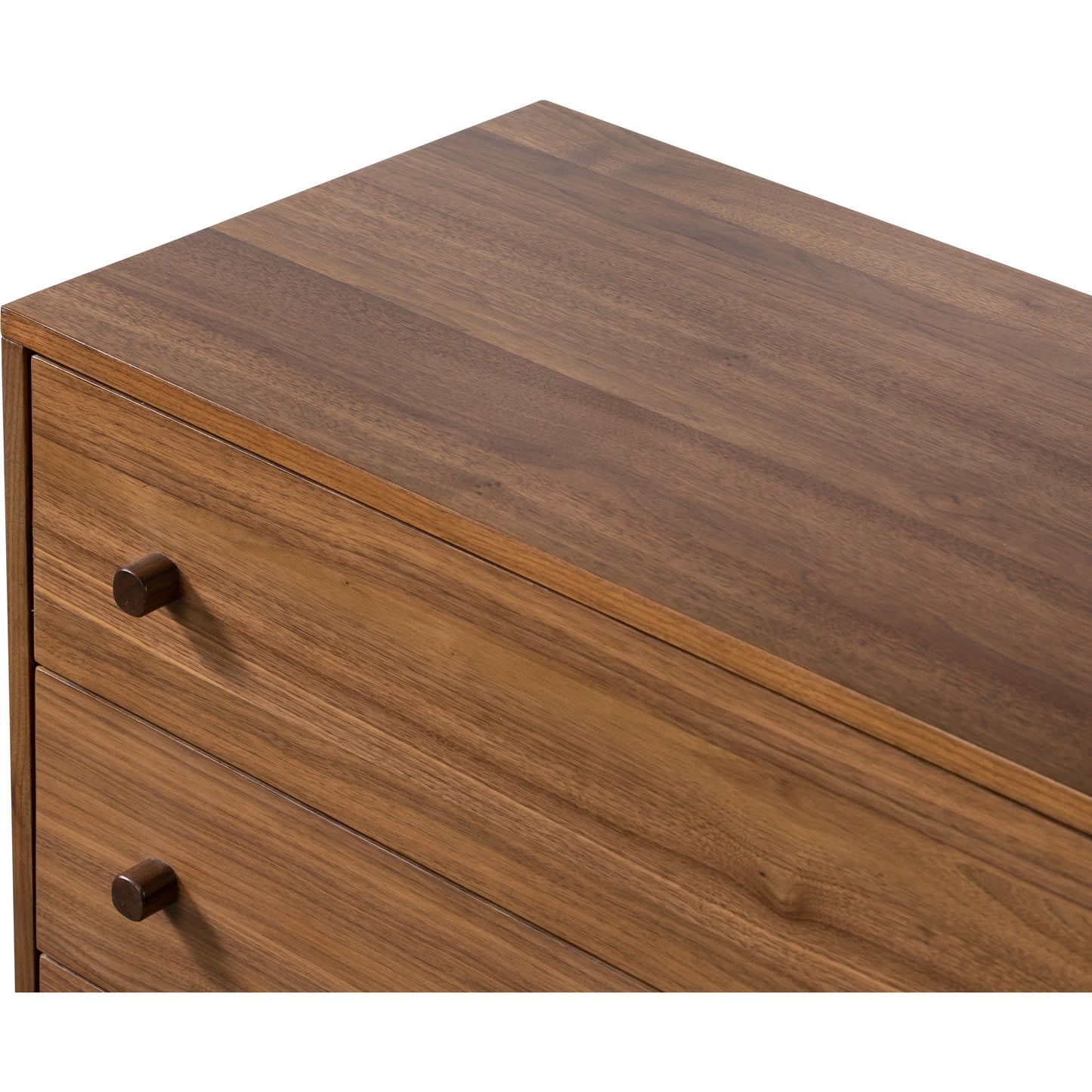 009 SI-2074081 | Additional Silo | Arturo 6 Drawer Dresser by Four Hands in natural walnut. Made from walnut veneer, solid walnut in a modern style.