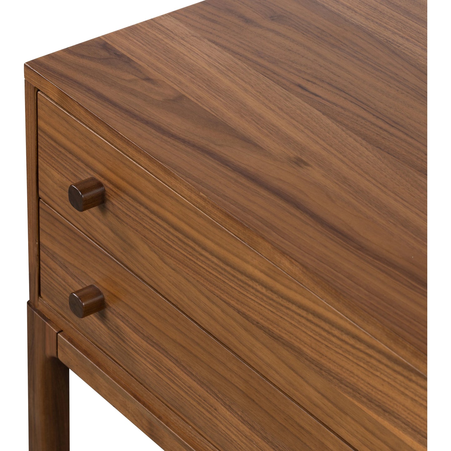 008 SI-2074088 | Additional Silo | Arturo Nightstand by Four Hands in natural walnut. Made from walnut veneer, solid walnut in a modern style.