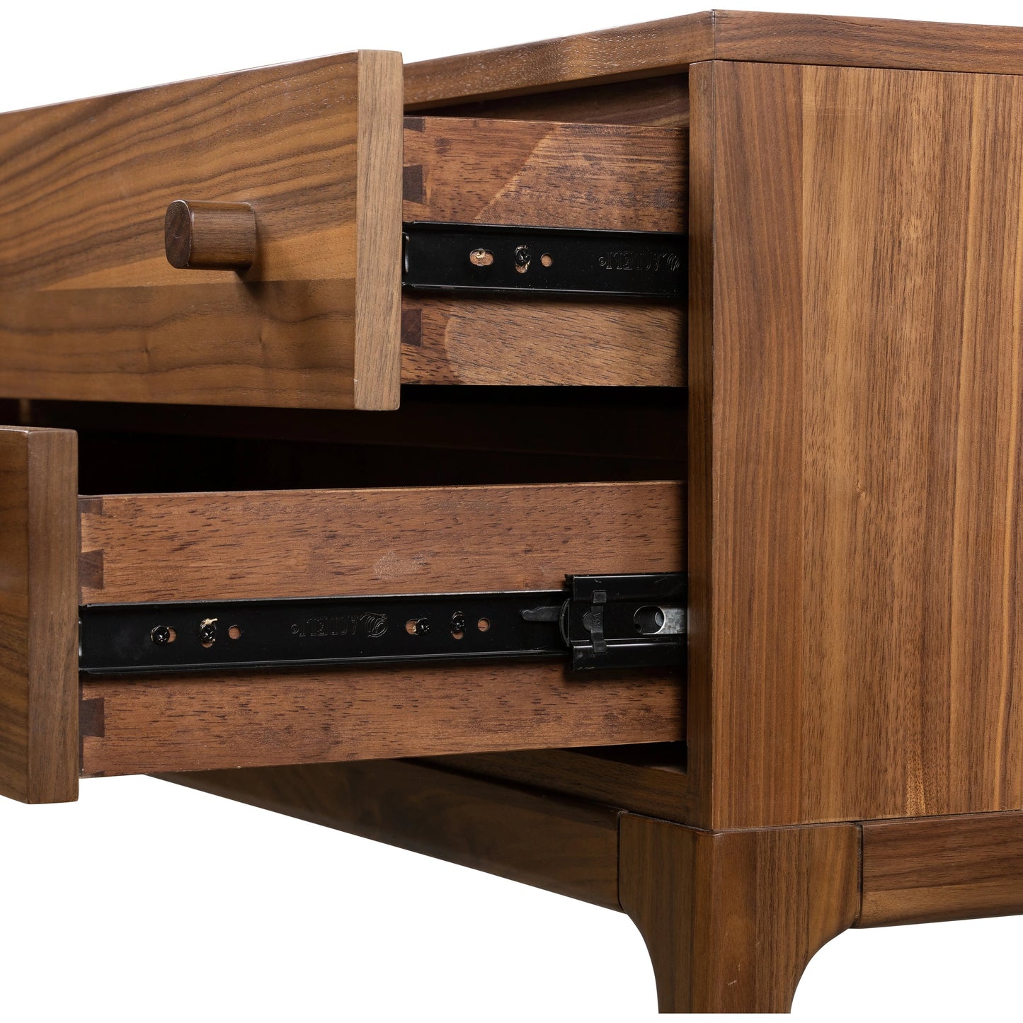 009 SI-2074088 | Additional Silo | Arturo Nightstand by Four Hands in natural walnut. Made from walnut veneer, solid walnut in a modern style.