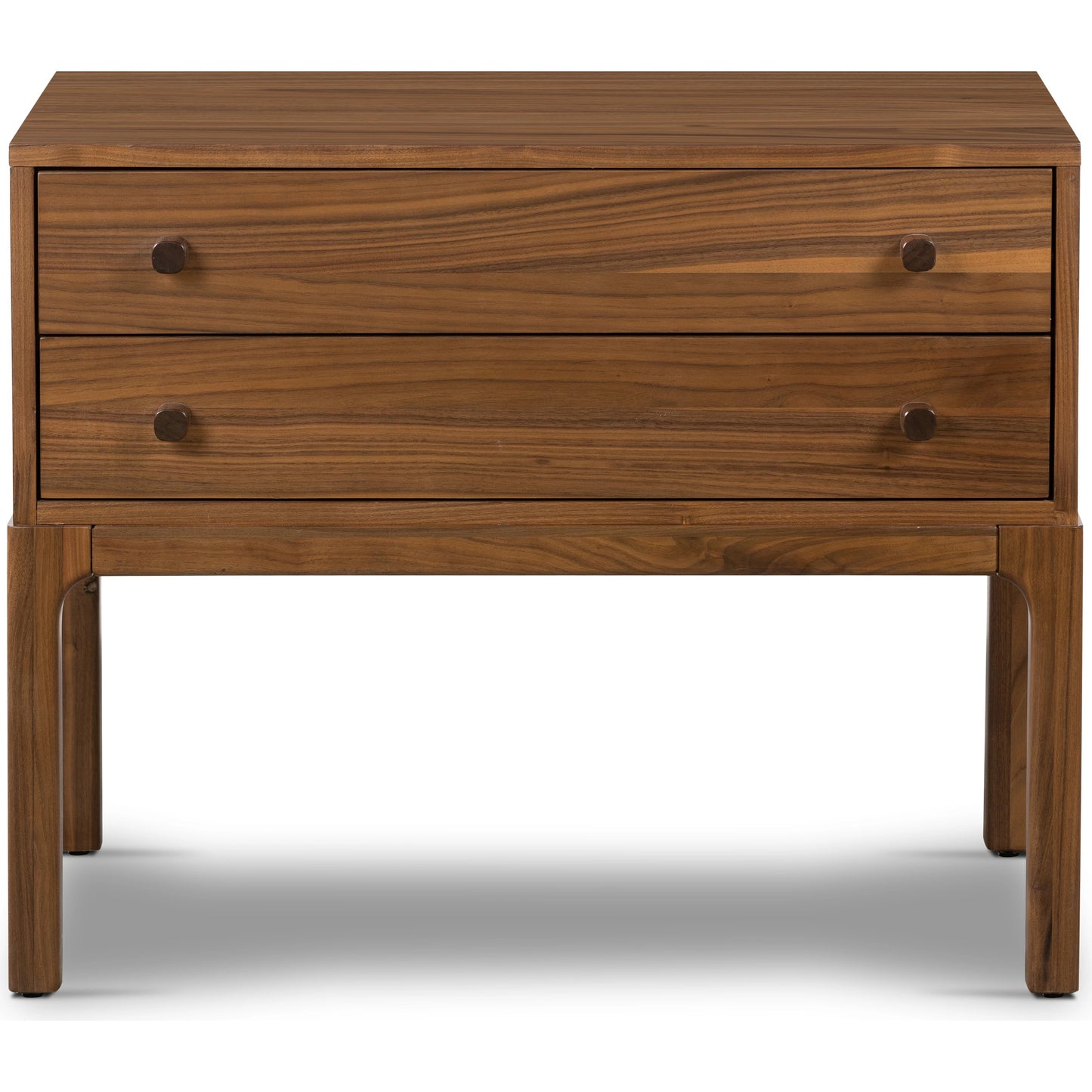 002 SI-2074088 | Additional Silo | Arturo Nightstand by Four Hands in natural walnut. Made from walnut veneer, solid walnut in a modern style.
