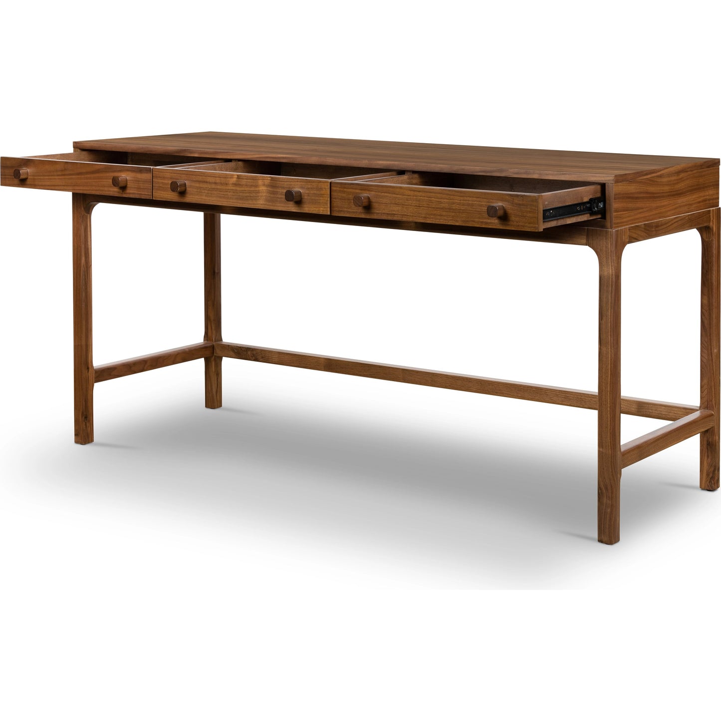 003 SI-2074085 | Additional Silo | Arturo Desk by Four Hands in natural walnut. Made from solid walnut, walnut veneer in a modern style.