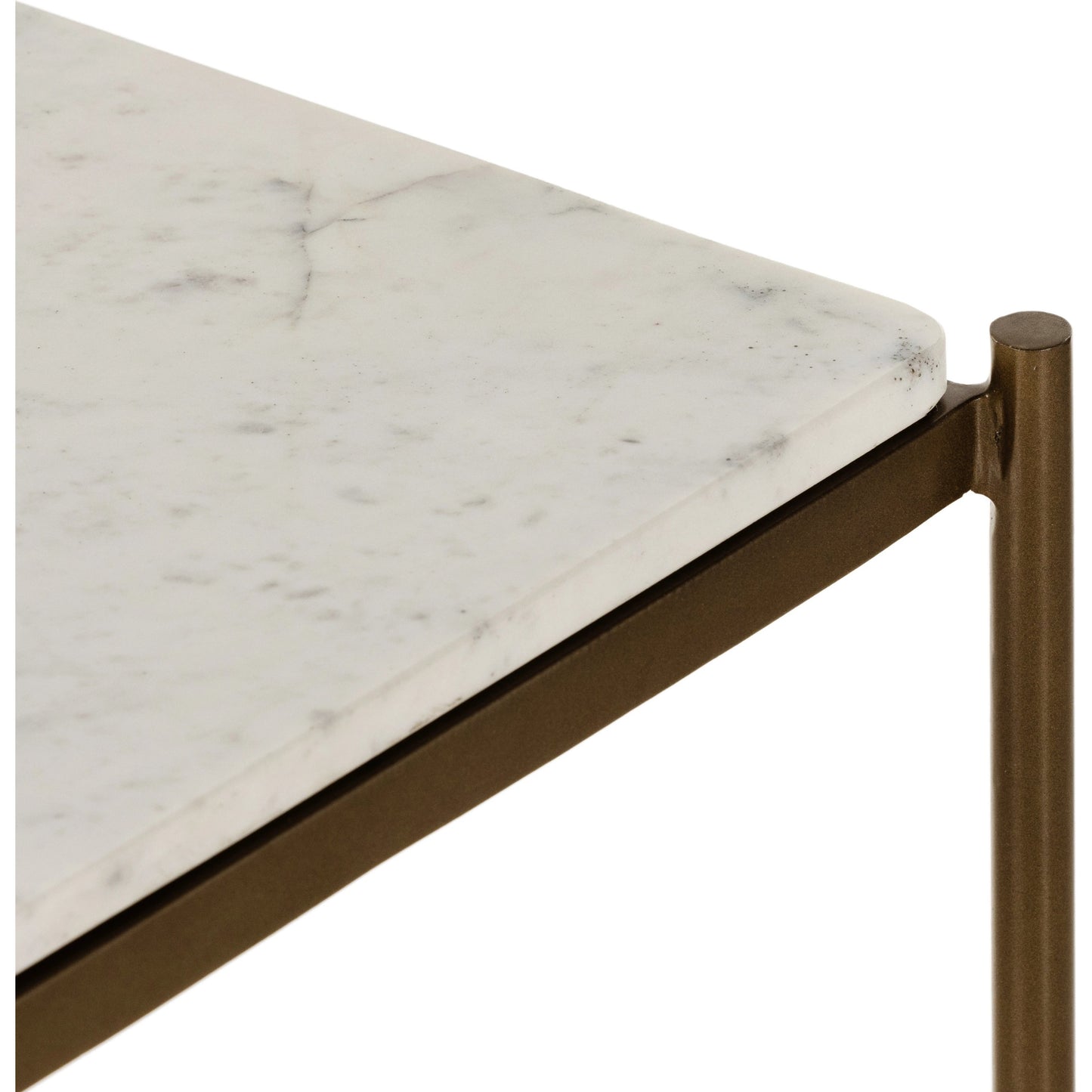 014 SI-1980375 | Additional Silo | Felix Large Nightstand by Four Hands. Made from iron, solid marble in a modern style.