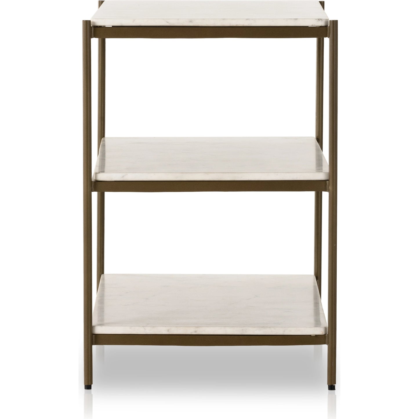 011 SI-1980375 | Additional Silo | Felix Large Nightstand by Four Hands. Made from iron, solid marble in a modern style.