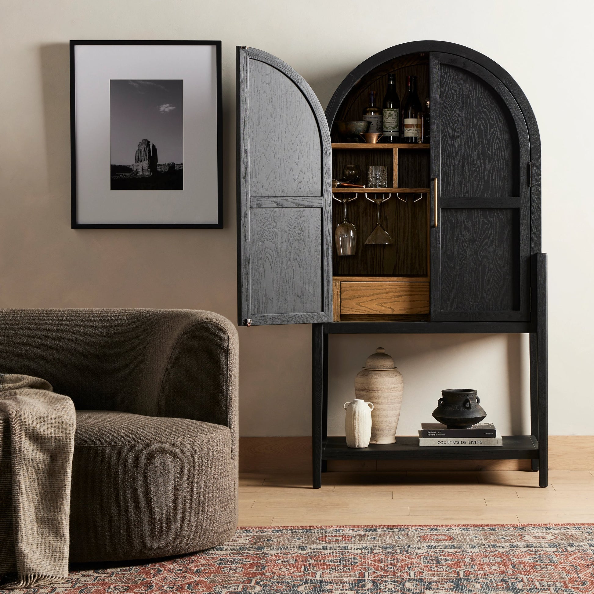 Tolle Bar Cabinet by Four Hands. Made from unique in a modern style.