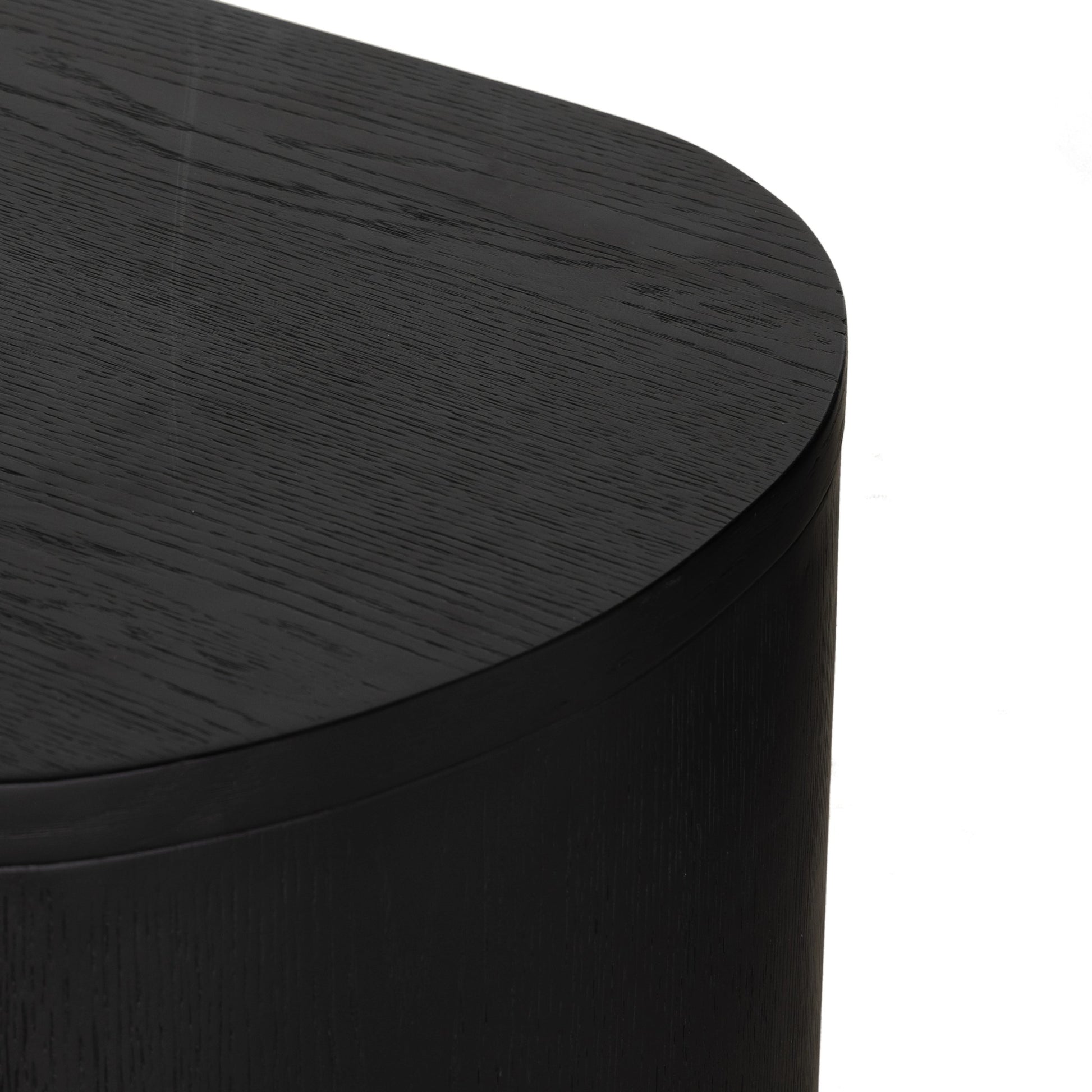 Tolle Sideboard by Four Hands in drifted matte black, drifted oak. Made from solid oak, tempered glass, oak veneer in a modern style.