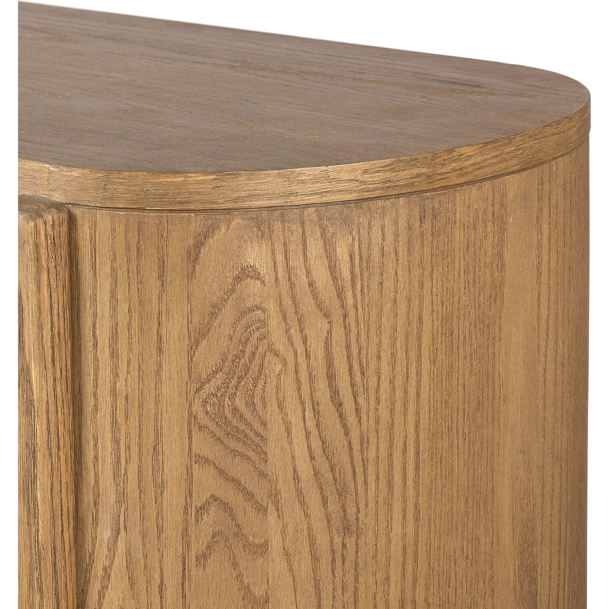 Tolle Sideboard by Four Hands in drifted matte black, drifted oak. Made from solid oak, tempered glass, oak veneer in a modern style.