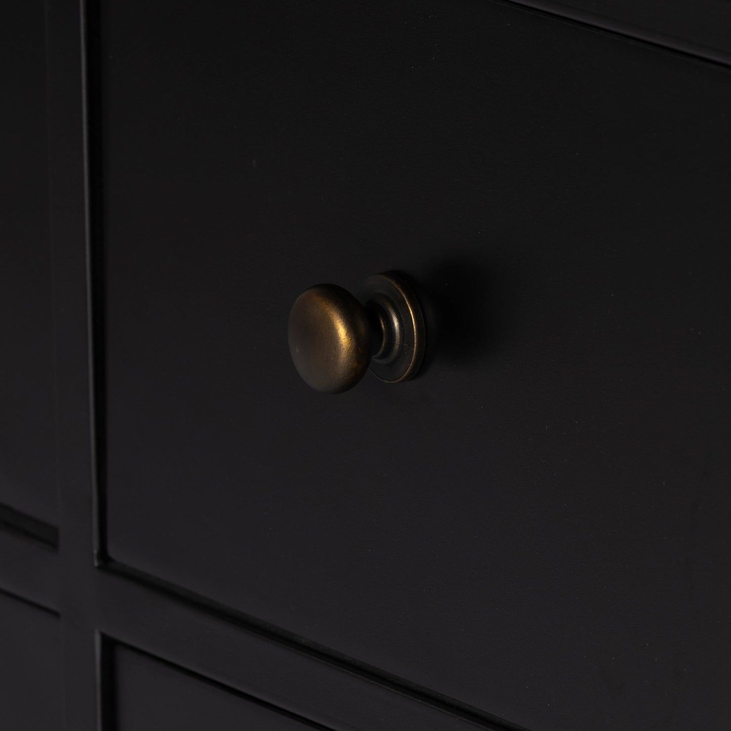 008 SI-1977081 | Additional Silo | Belmont 12 Drawer Dresser by Four Hands in black. Made from iron in a modern style.