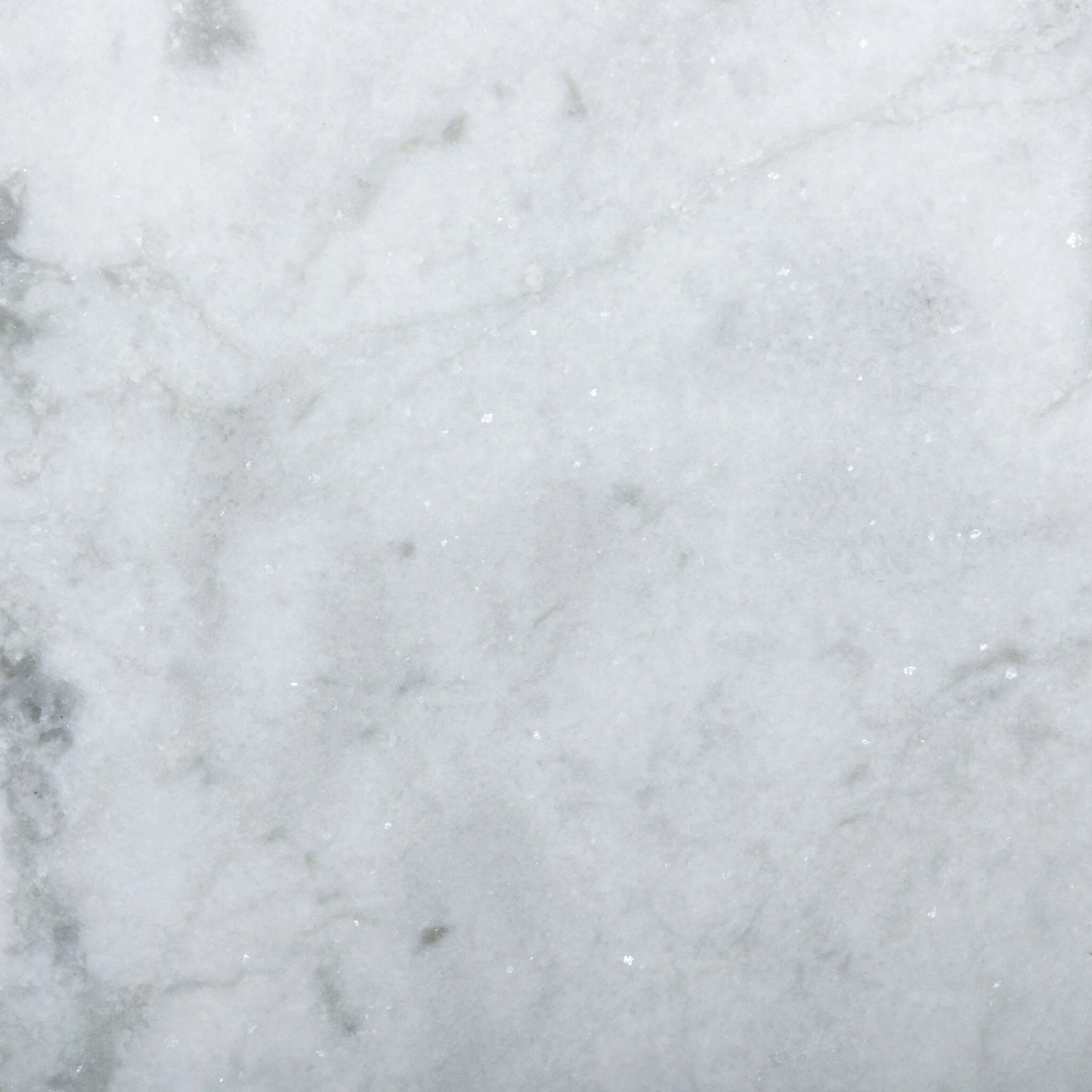 013 SI-2158314 | Closeup | Modern Marble Pedestal by Four Hands in white, grey speckled marble. Made from solid marble, engineered hardwood in a modern style.