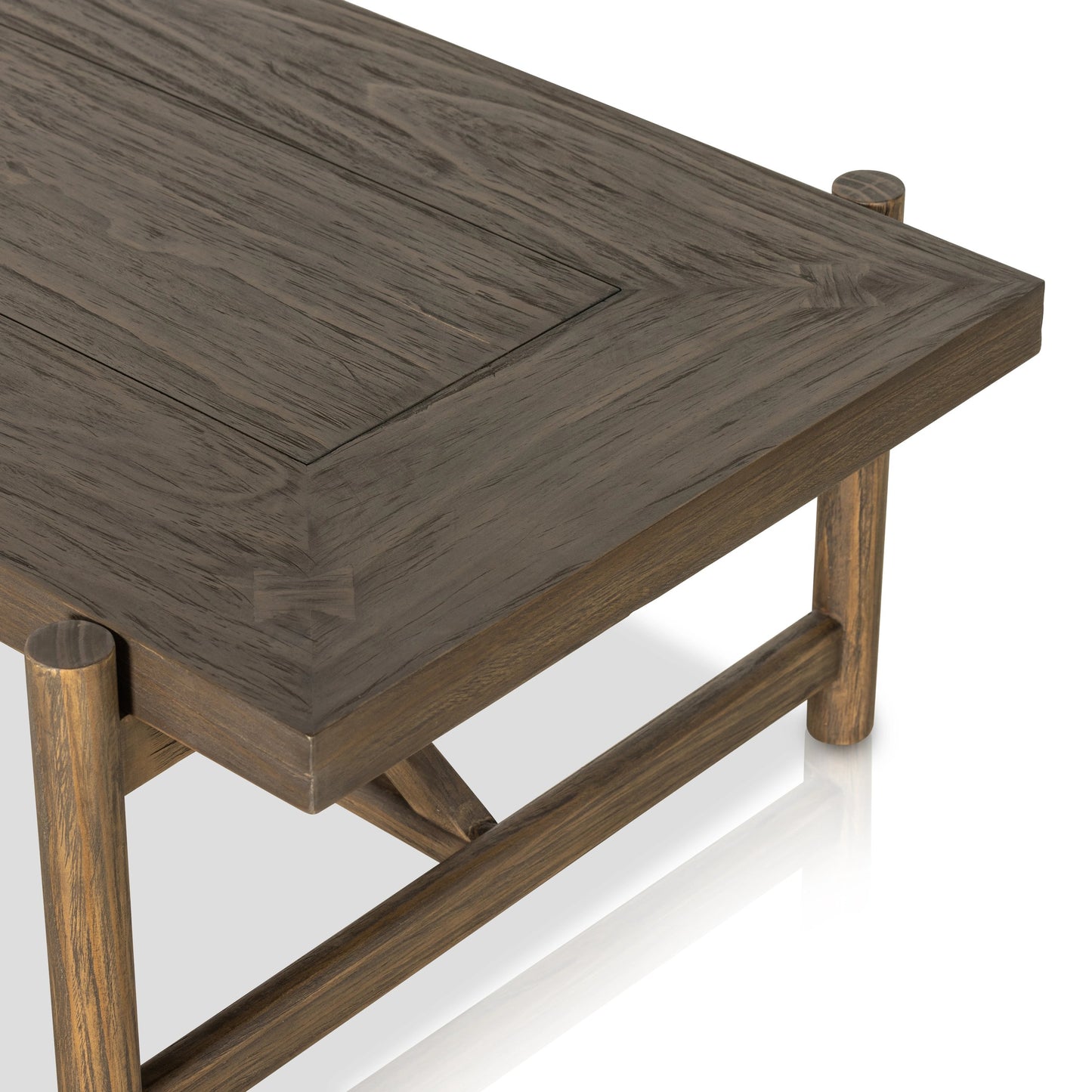 006 SI-1977341 | Additional Silo | Goldthwaite Coffee Table by Four Hands in sienna brown. Made from solid pine, poplar plywood in a modern style.