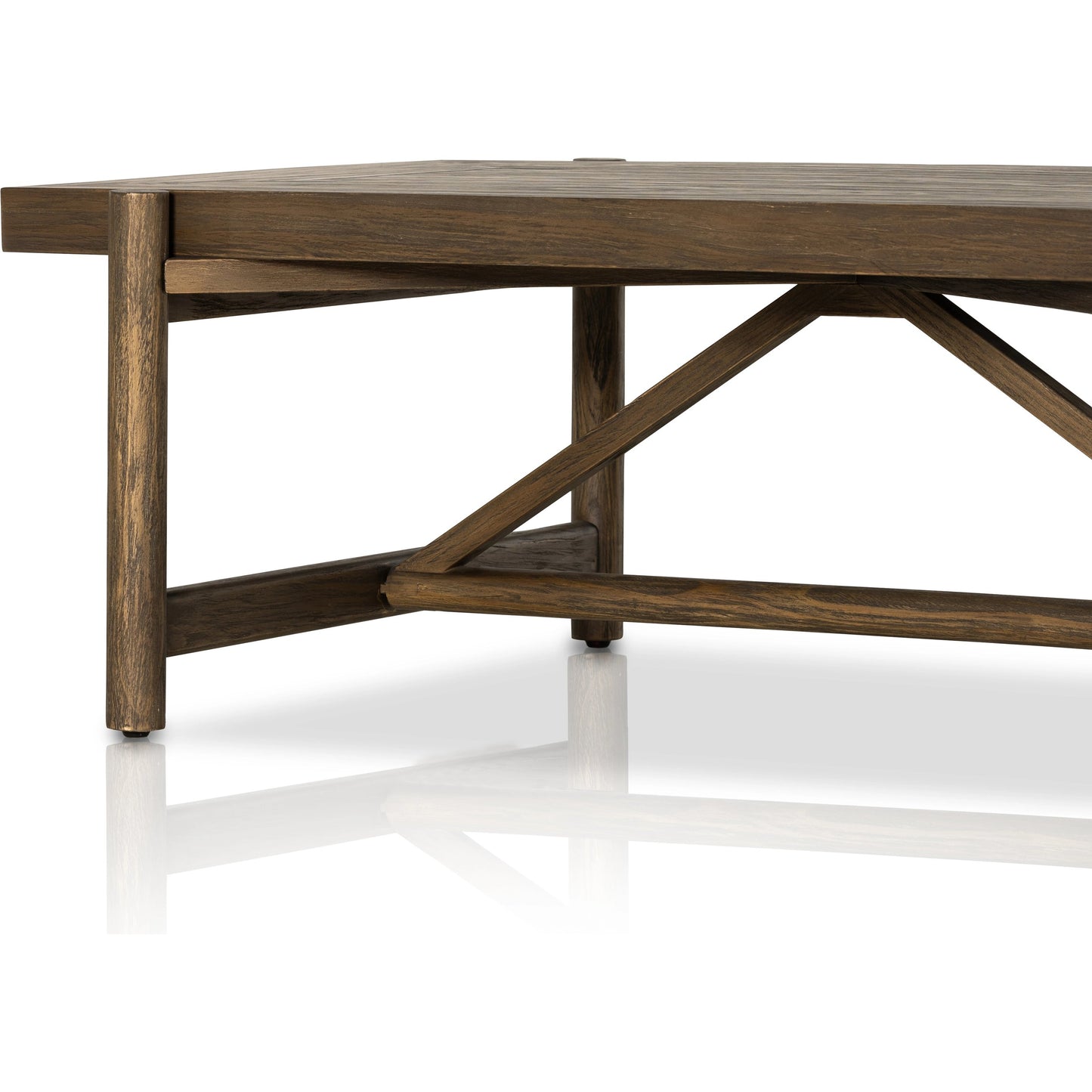 007 SI-1977341 | Additional Silo | Goldthwaite Coffee Table by Four Hands in sienna brown. Made from solid pine, poplar plywood in a modern style.
