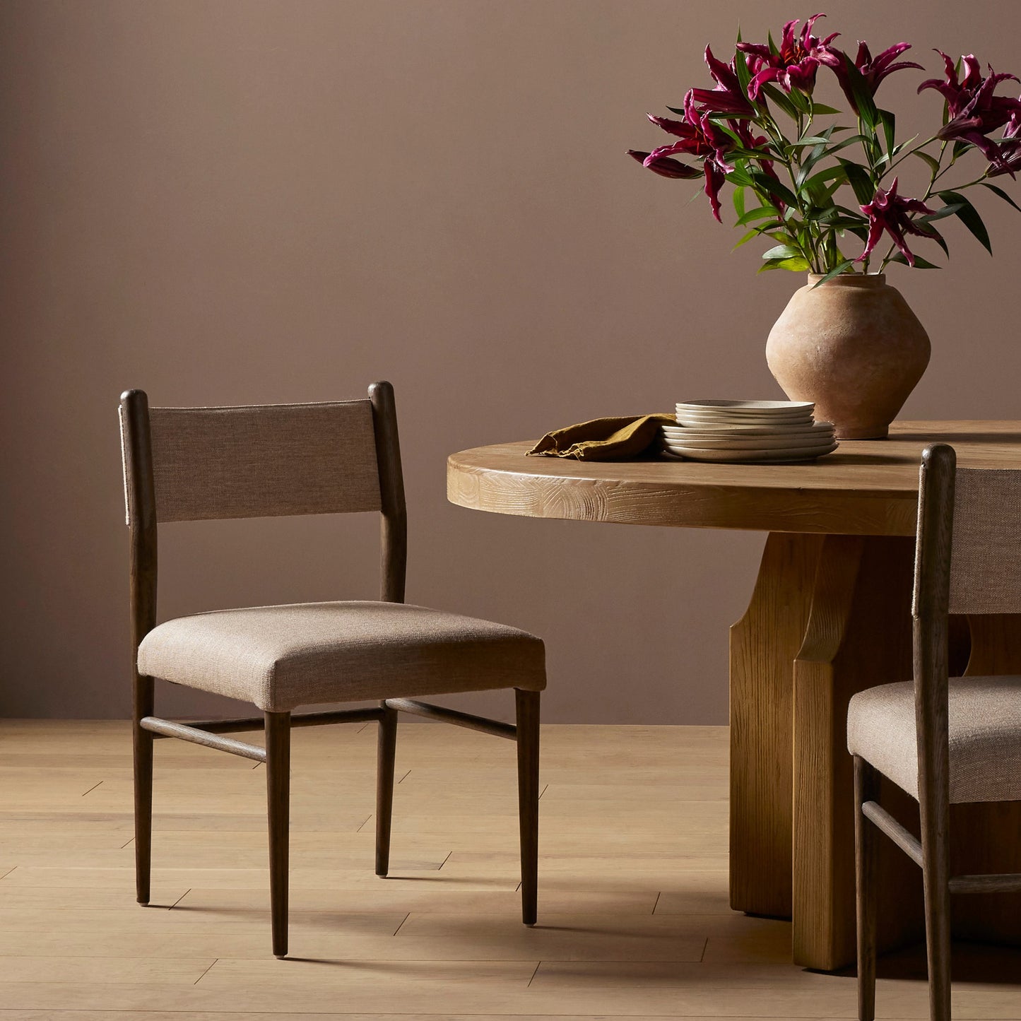 019 SI-1977597 | Lifestyle | Morena Dining Chair by Four Hands. Made from unique in a modern style.