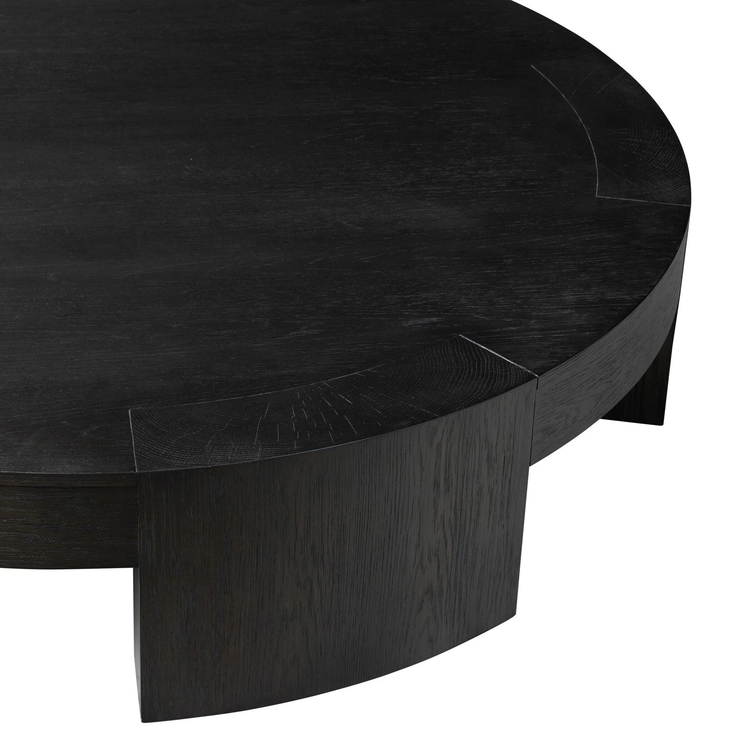024 SI-2137587 | Closeup | Sheffield Coffee Table by Four Hands. Made from oak veneer in a modern style.