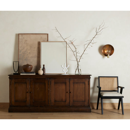 The Clearing by Aileen Fitzgerald by Four Hands. Made from rustic 2.5 walnut, canvas in a transitional style.