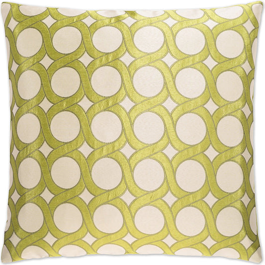 Belle Curve Pillow by DV Kap Home in citrine. Made from 100% polyester in a eclectic & global style.