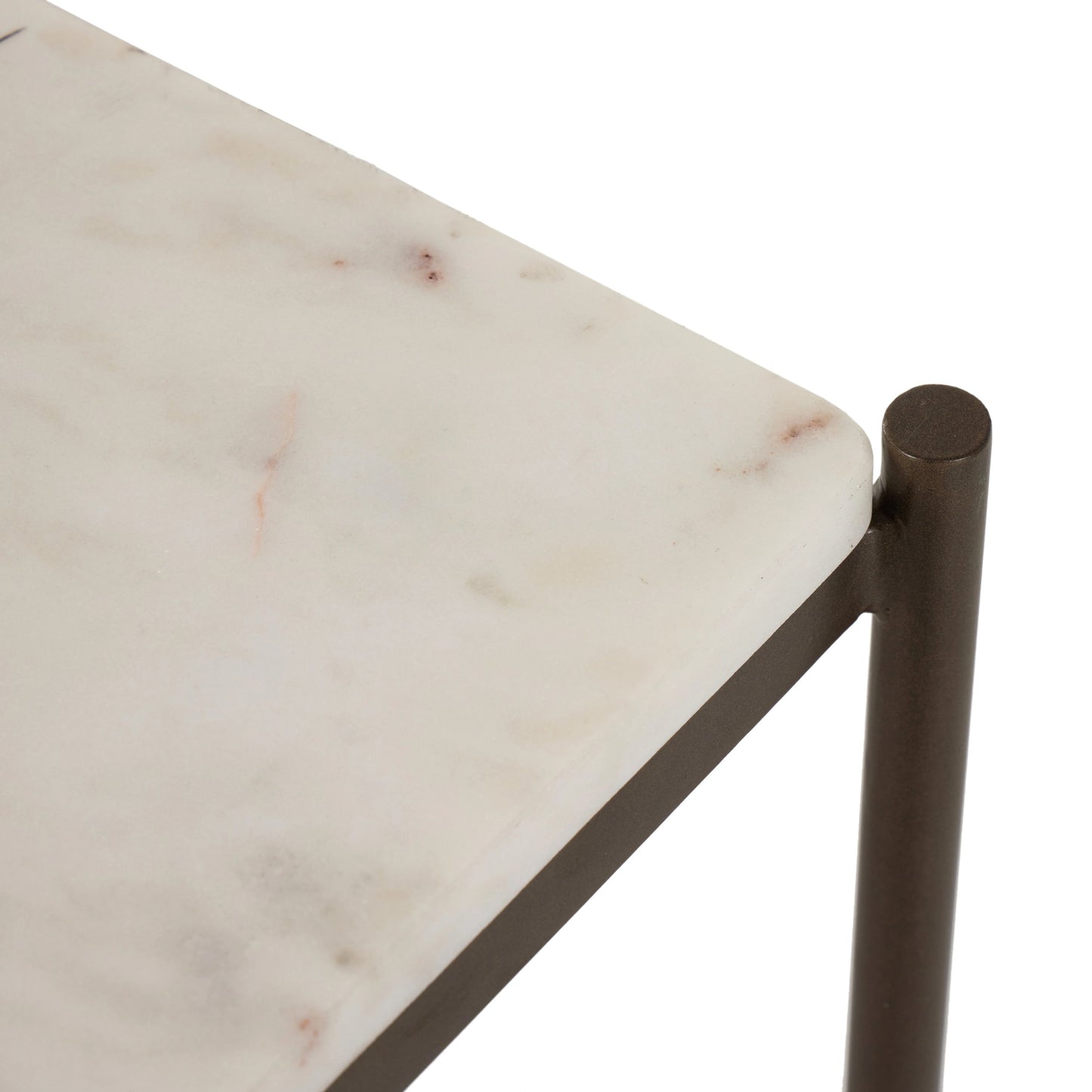 014 SI-2001301 | Additional Silo | Felix Large Console Table by Four Hands. Made from iron, solid marble, engineered hardwood in a modern style.