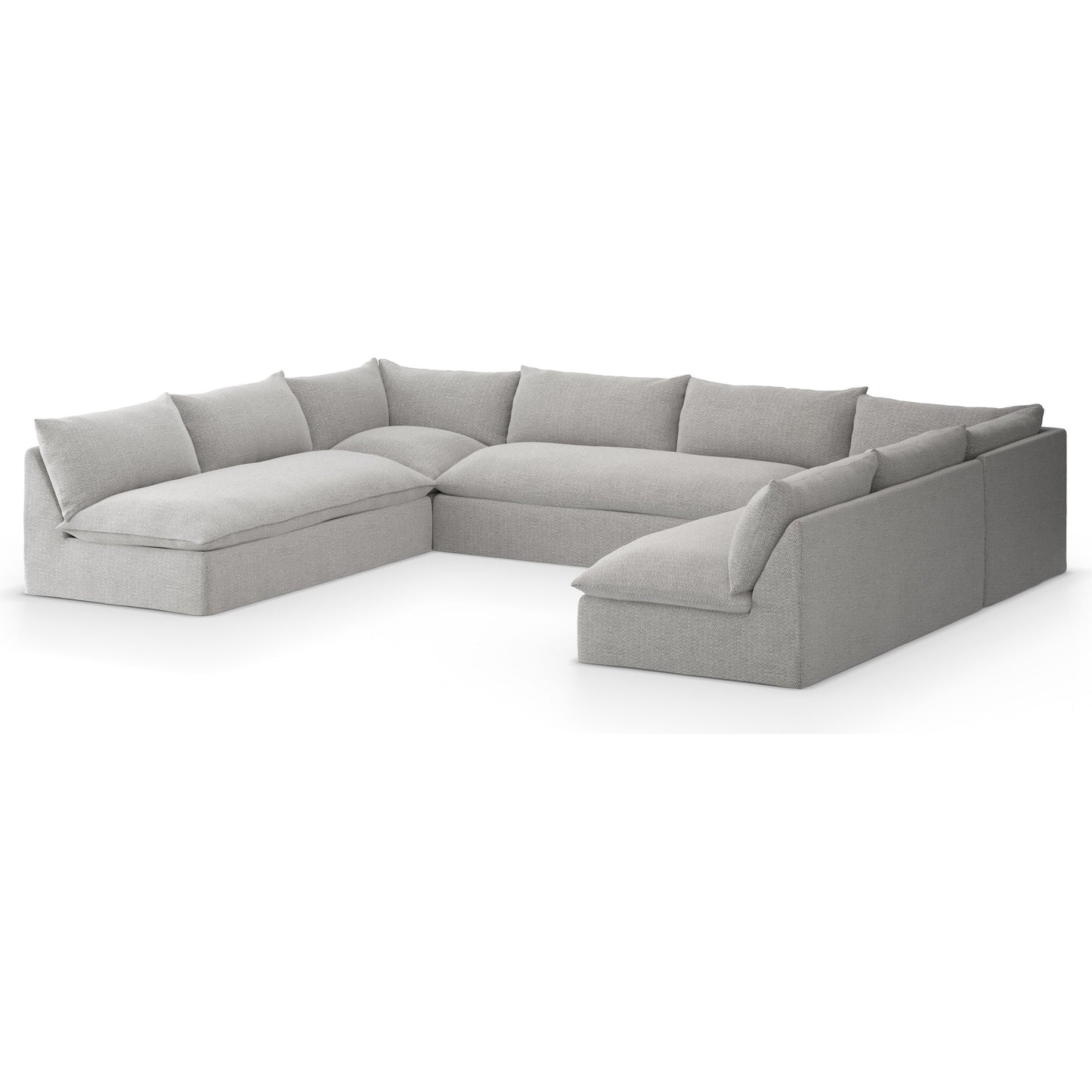 002 SI-1902316 | Additional Silo | Grant Outdoor 5-PC Sectional by Four Hands in faye ash. Made from 100% olefin, 91% polyurethane foam pad, 9% polyester fiber batting in a transitional style.