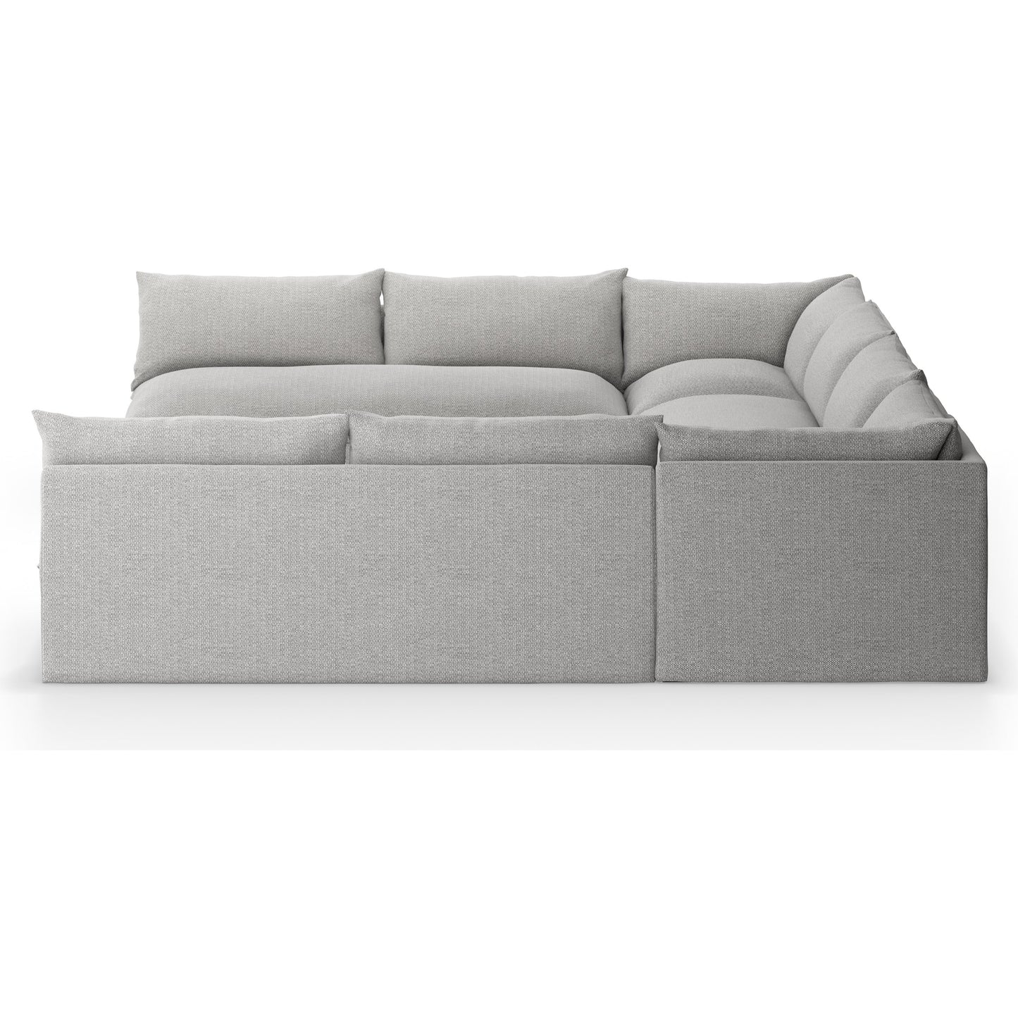 004 SI-1902316 | Additional Silo | Grant Outdoor 5-PC Sectional by Four Hands in faye ash. Made from 100% olefin, 91% polyurethane foam pad, 9% polyester fiber batting in a transitional style.