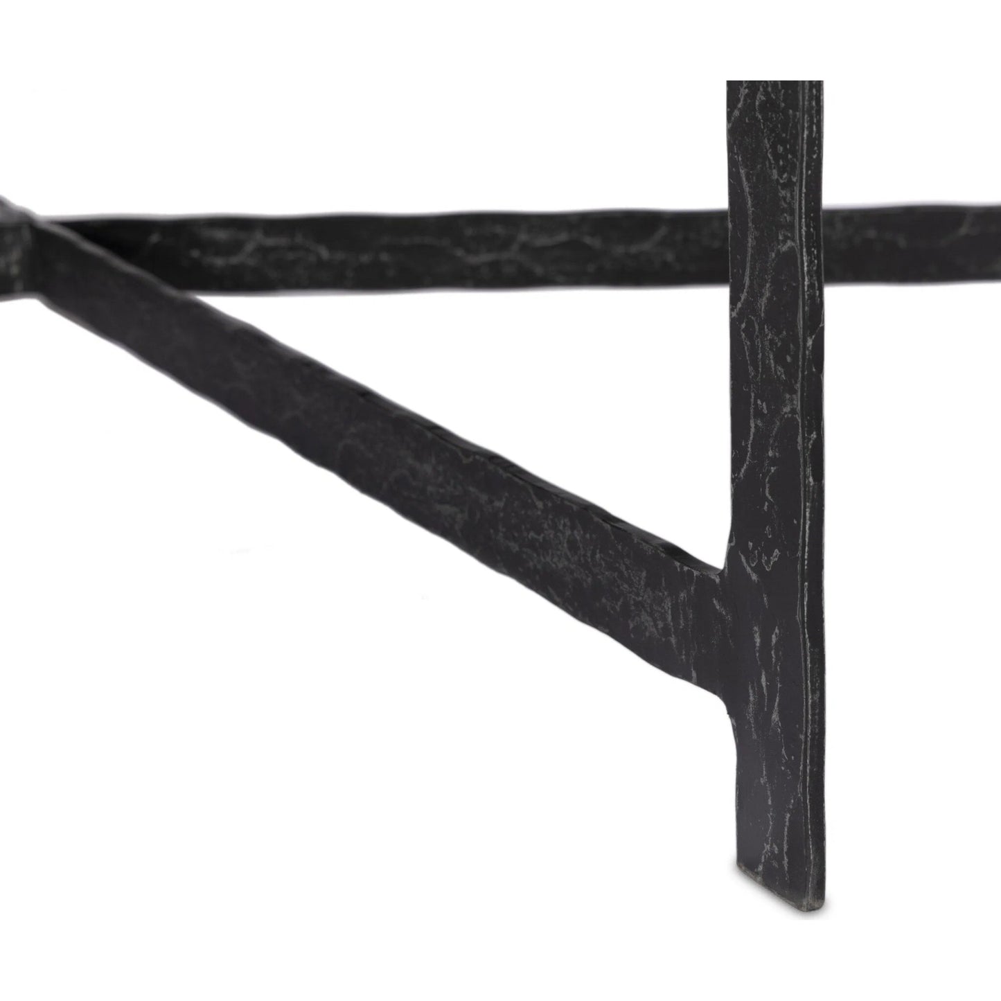 021 SI-2320099 | Closeup | Hammered Iron Coffee Table by Four Hands. Made from unique in a modern style.