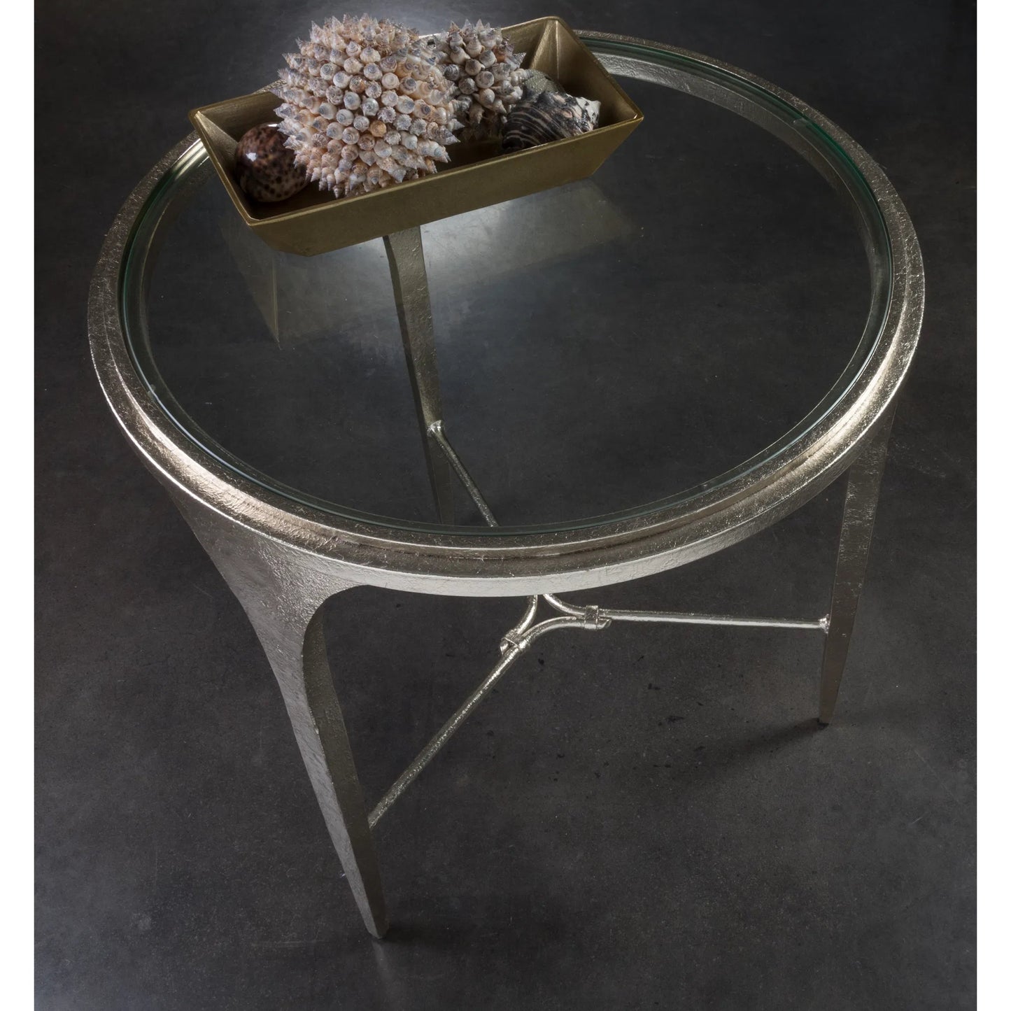 008 SI-2243924 | Closeup | Porto Round End Table by Artistica Home. Made from unique in a modern style.
