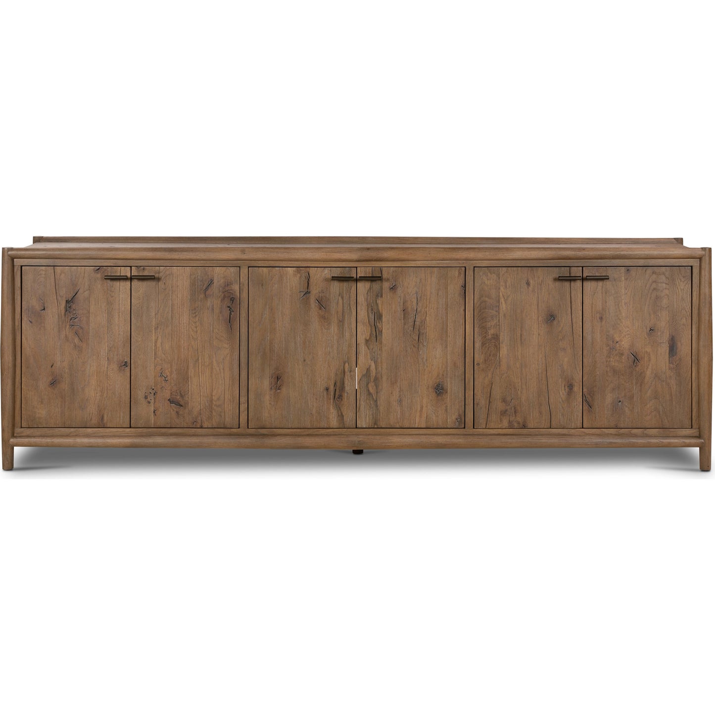 002 SI-2001369 | Additional Silo | Glenview 6 Door Sideboard by Four Hands in weathered oak. Made from solid oak, thick oak veneer in a modern style.