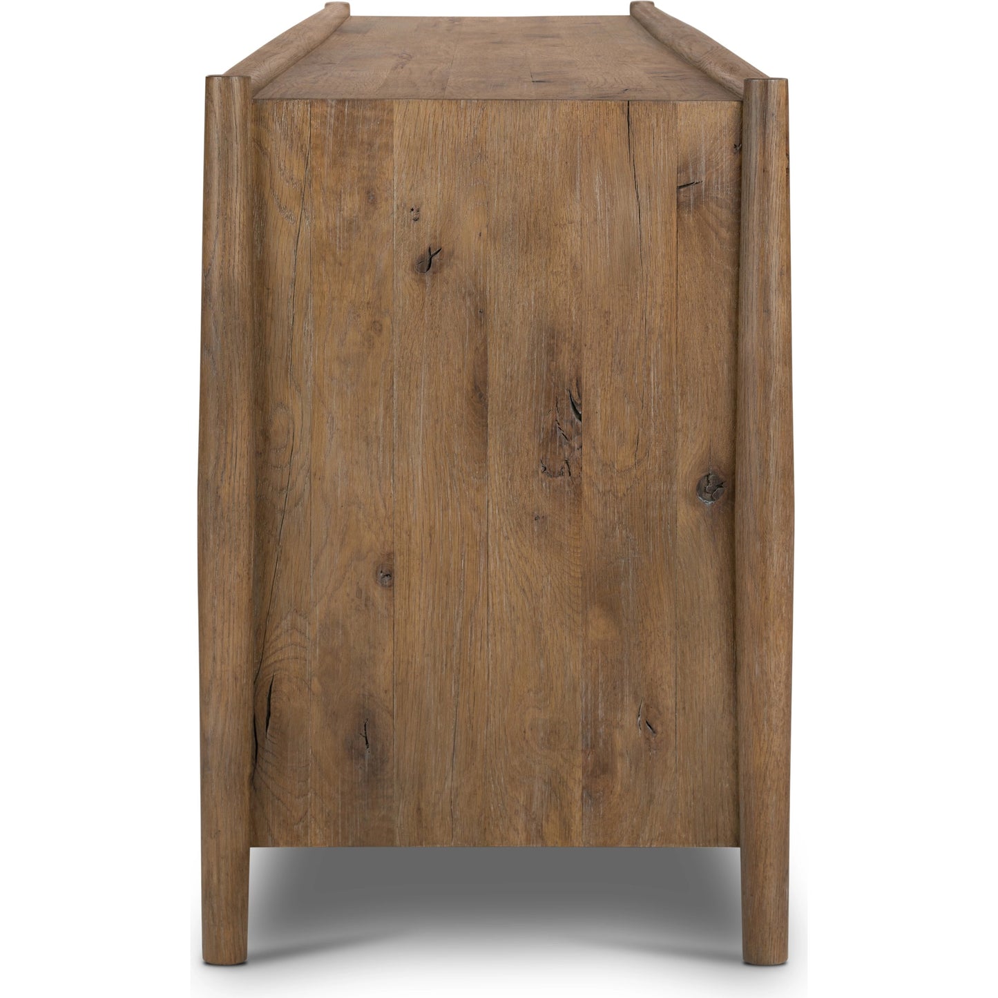 004 SI-2001369 | Additional Silo | Glenview 6 Door Sideboard by Four Hands in weathered oak. Made from solid oak, thick oak veneer in a modern style.