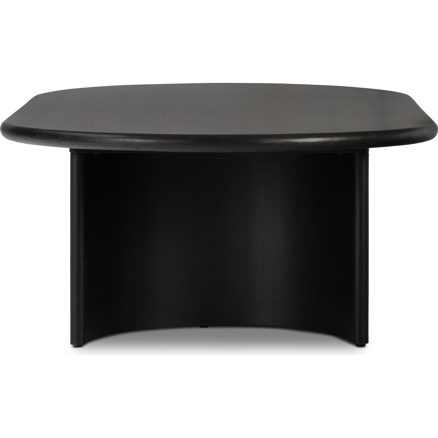 003 SI-2001763 | Additional Silo | Paden Large Coffee Table by Four Hands in aged black. Made from thin acacia veneer, solid acacia in a modern style.
