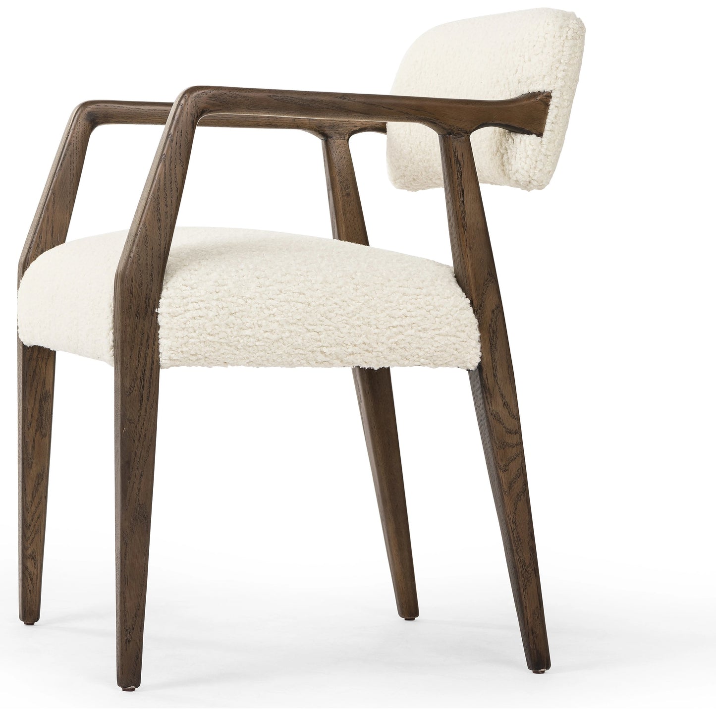006 SI-2074819 | Additional Silo | Tyler Dining Armchair by Four Hands. Made from 100% polyester, solid oak in a modern style.