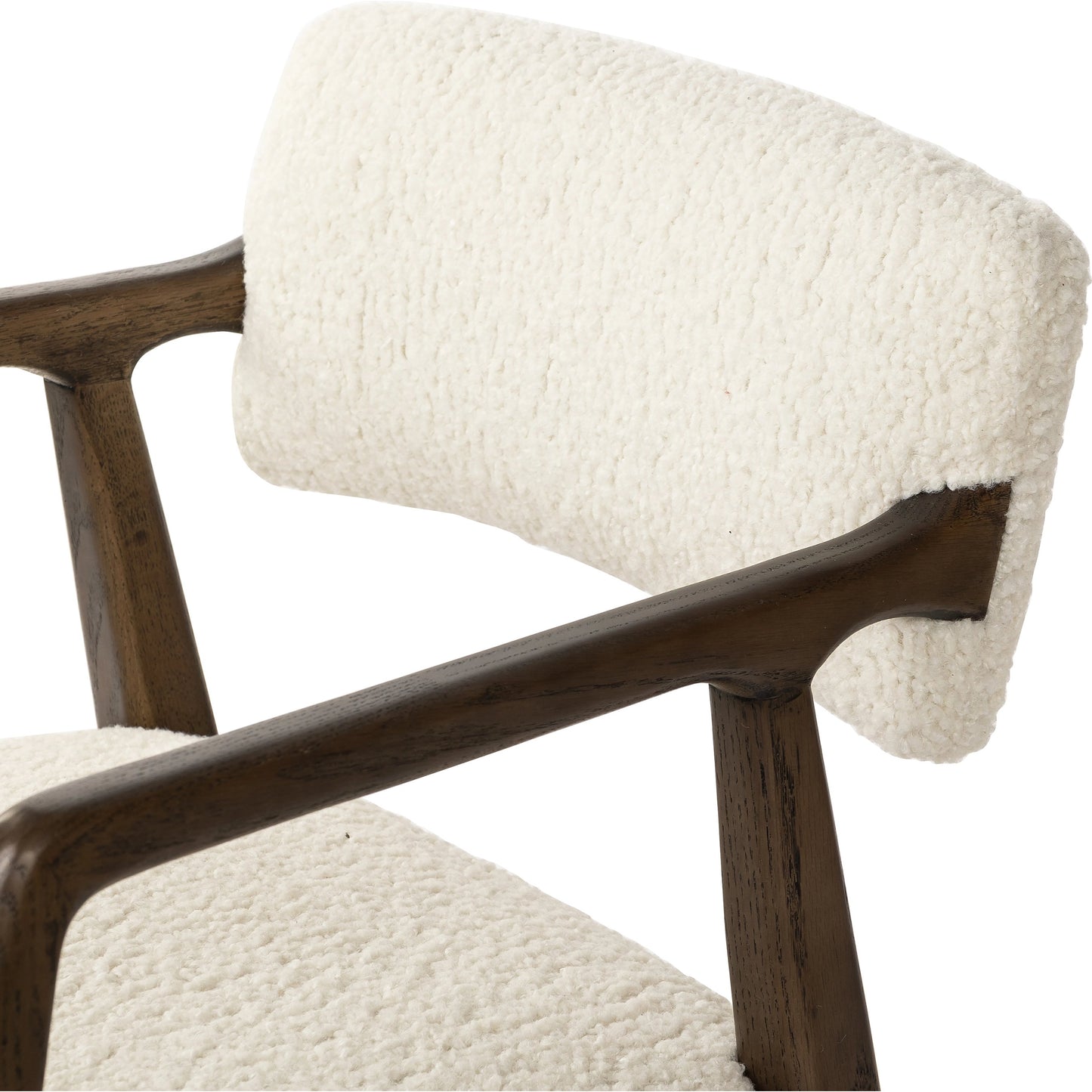 007 SI-2074819 | Additional Silo | Tyler Dining Armchair by Four Hands. Made from 100% polyester, solid oak in a modern style.