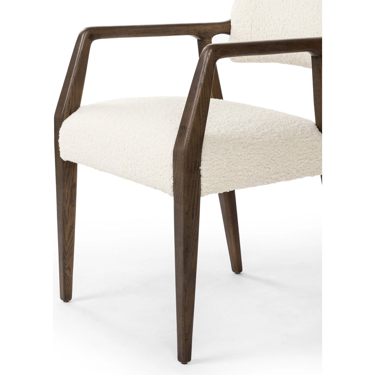 008 SI-2074819 | Additional Silo | Tyler Dining Armchair by Four Hands. Made from 100% polyester, solid oak in a modern style.