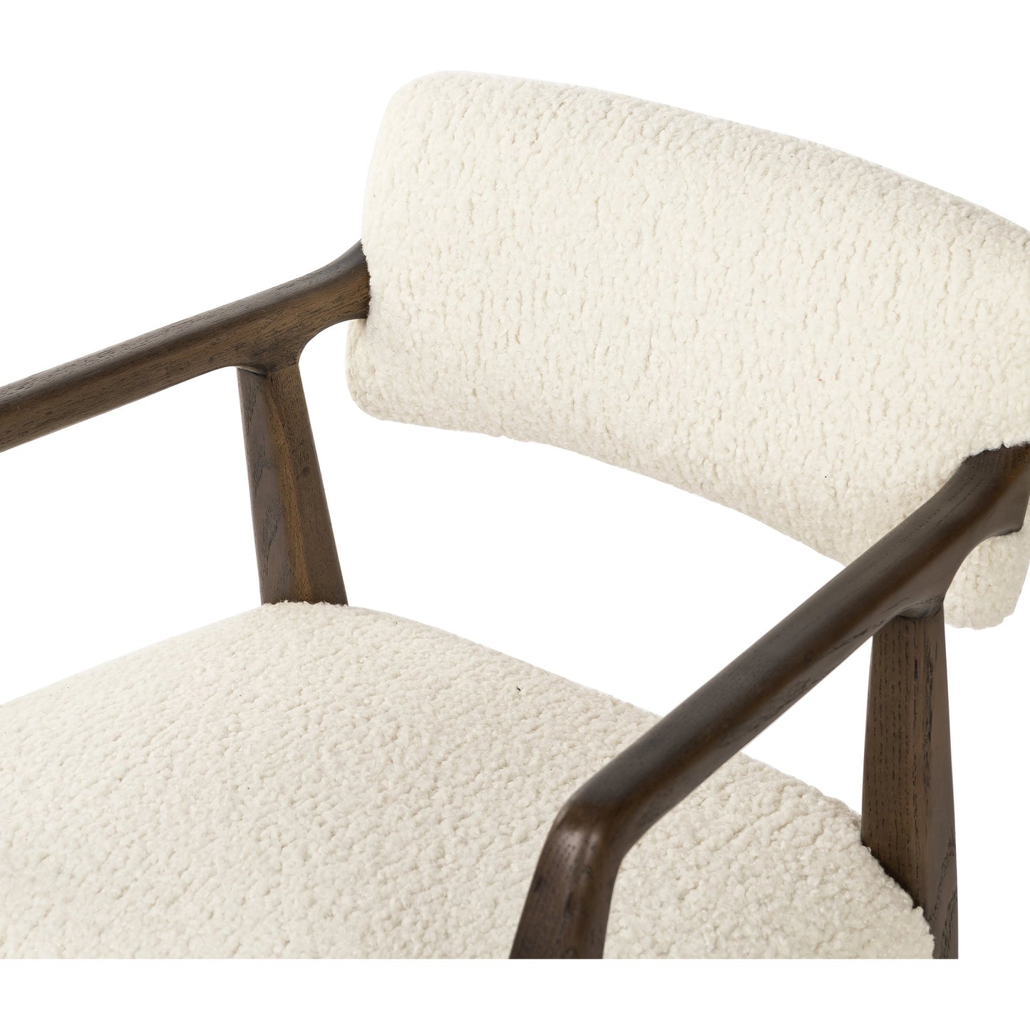 010 SI-2074819 | Additional Silo | Tyler Dining Armchair by Four Hands. Made from 100% polyester, solid oak in a modern style.