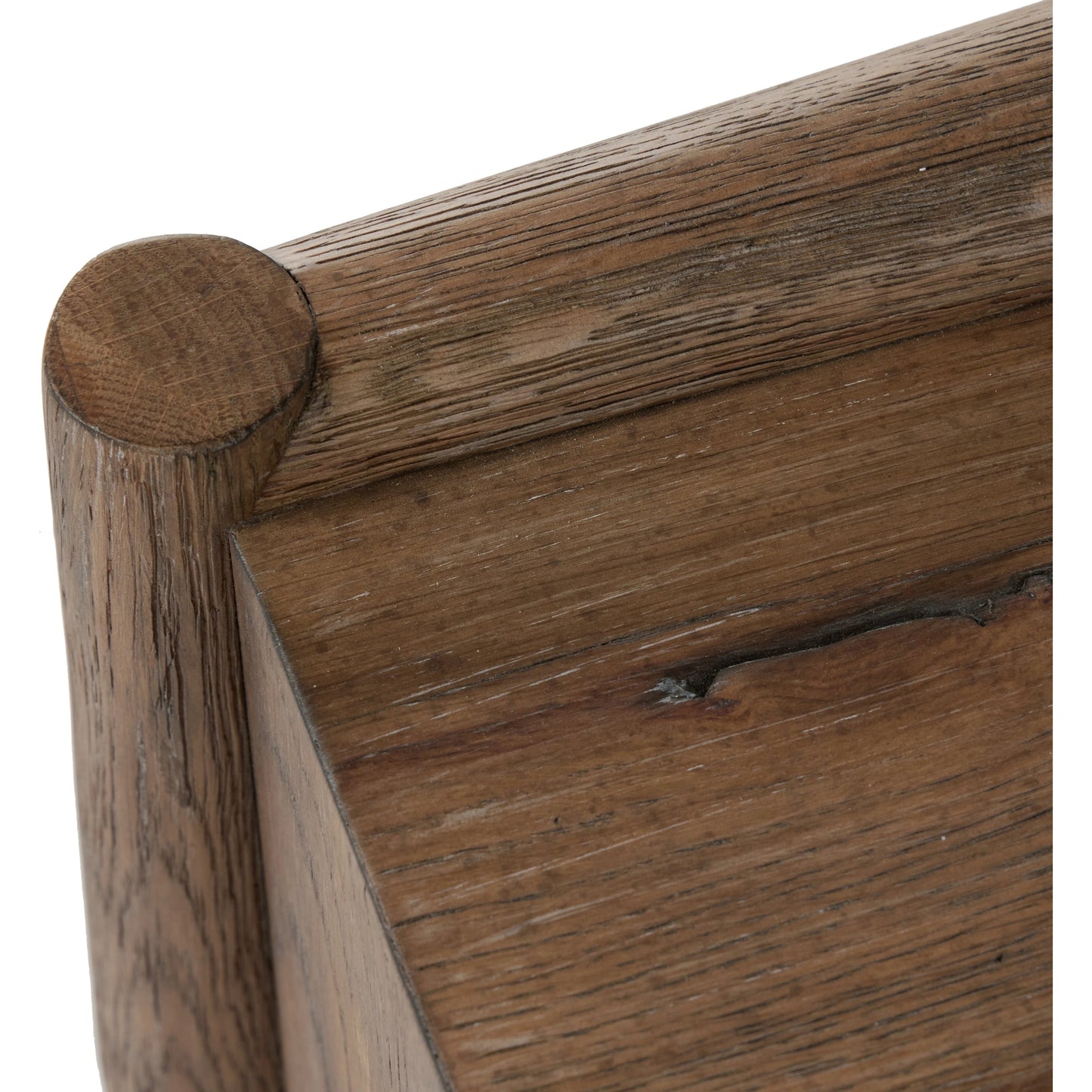 007 SI-2001380 | Additional Silo | Glenview End Table by Four Hands in weathered oak. Made from solid oak, thick oak veneer, engineered hardwood in a modern style.
